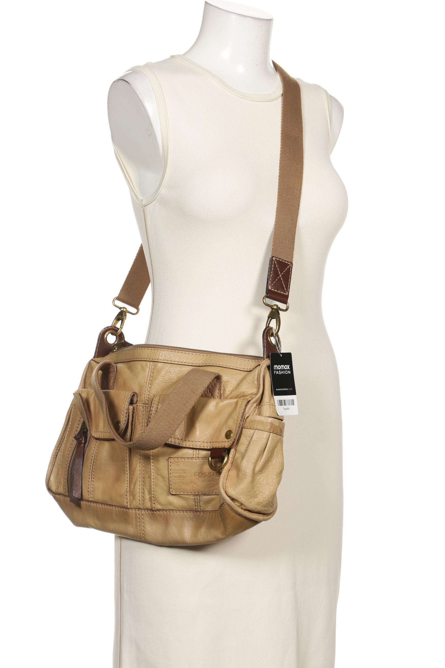 

Fossil Damen Handtasche, beige, Gr.