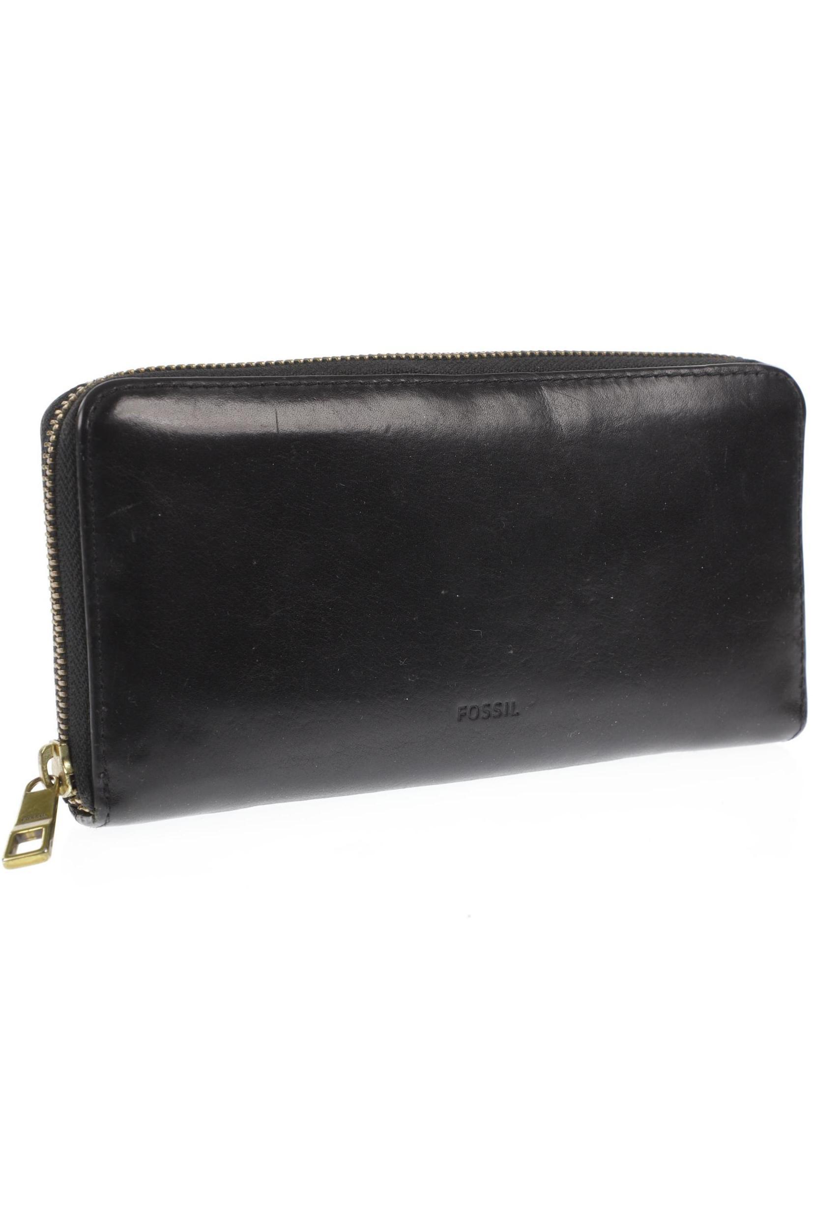 

Fossil Damen Portemonnaie, schwarz, Gr.