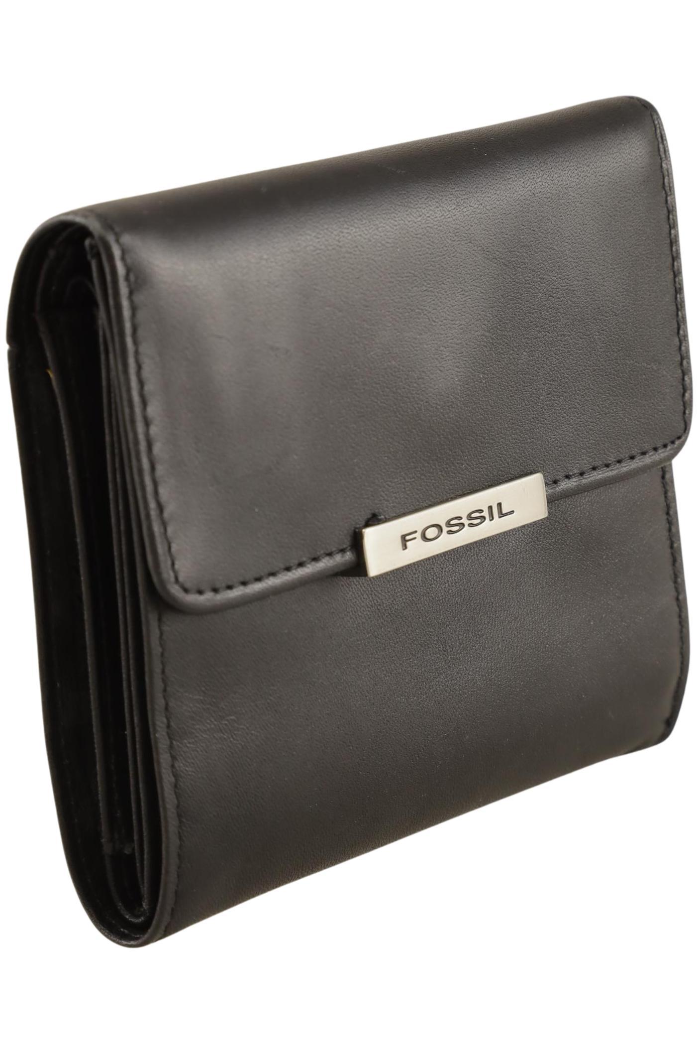 

Fossil Damen Portemonnaie, schwarz, Gr.