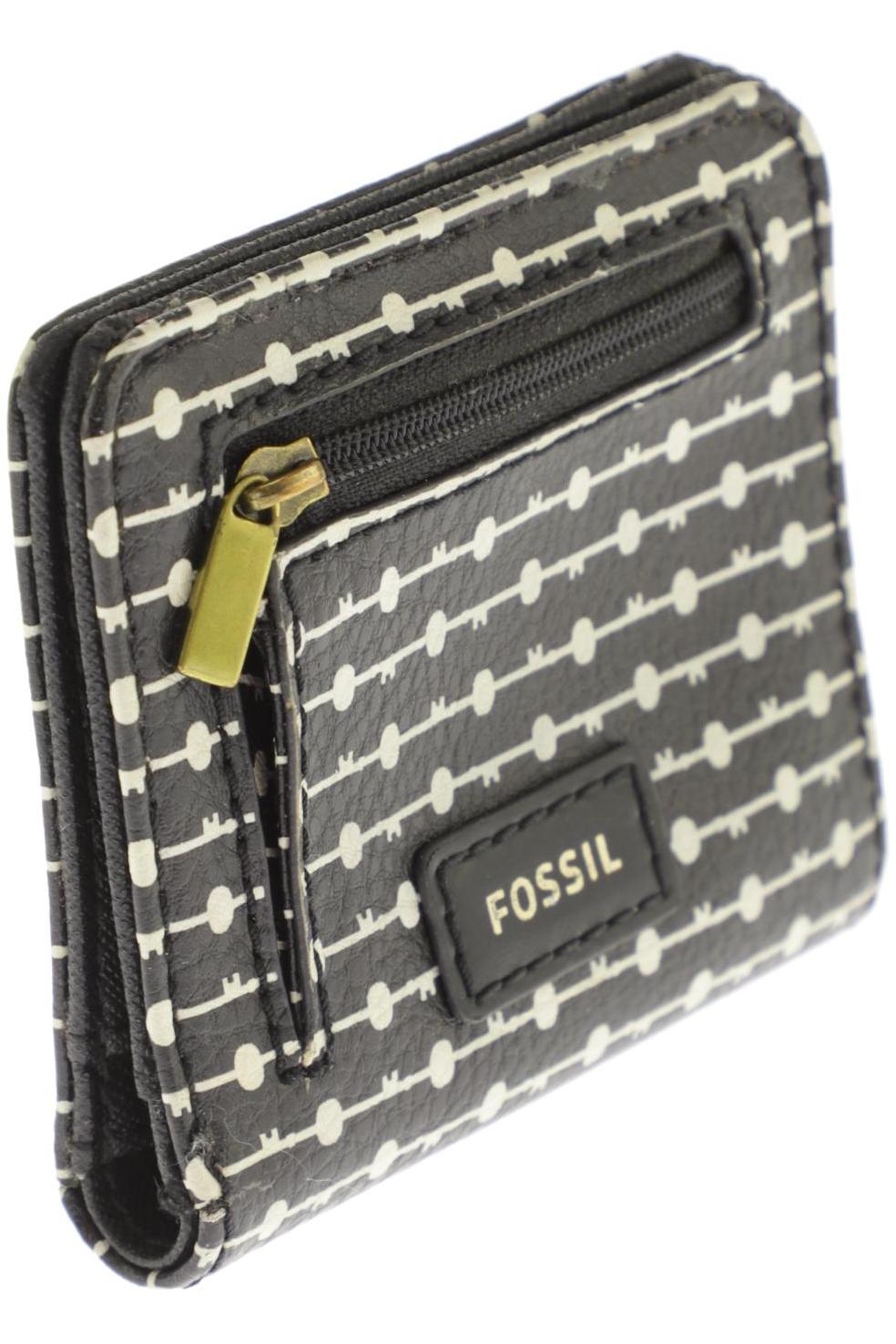 

Fossil Damen Portemonnaie, schwarz, Gr.