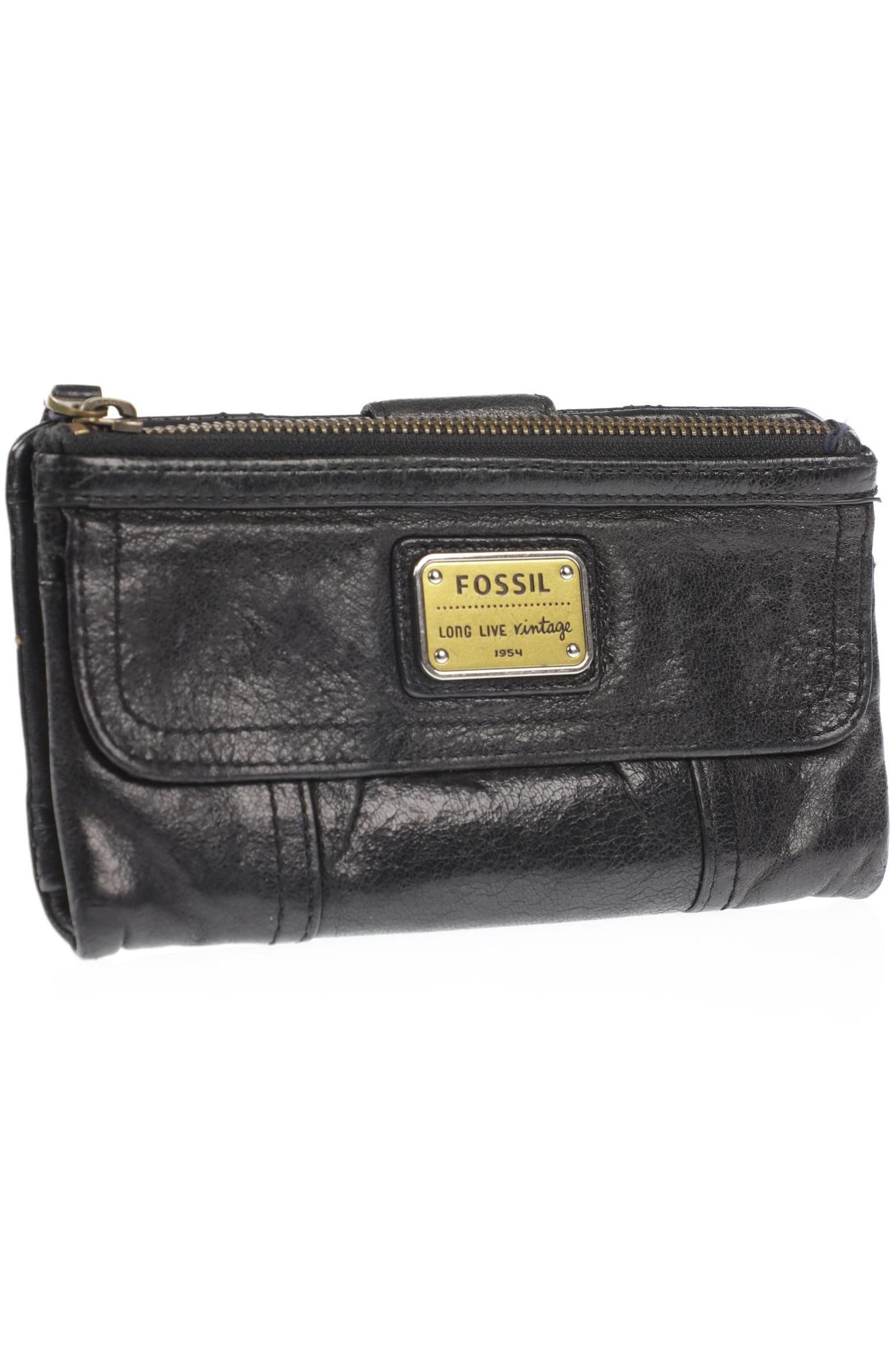 

Fossil Damen Portemonnaie, schwarz, Gr.