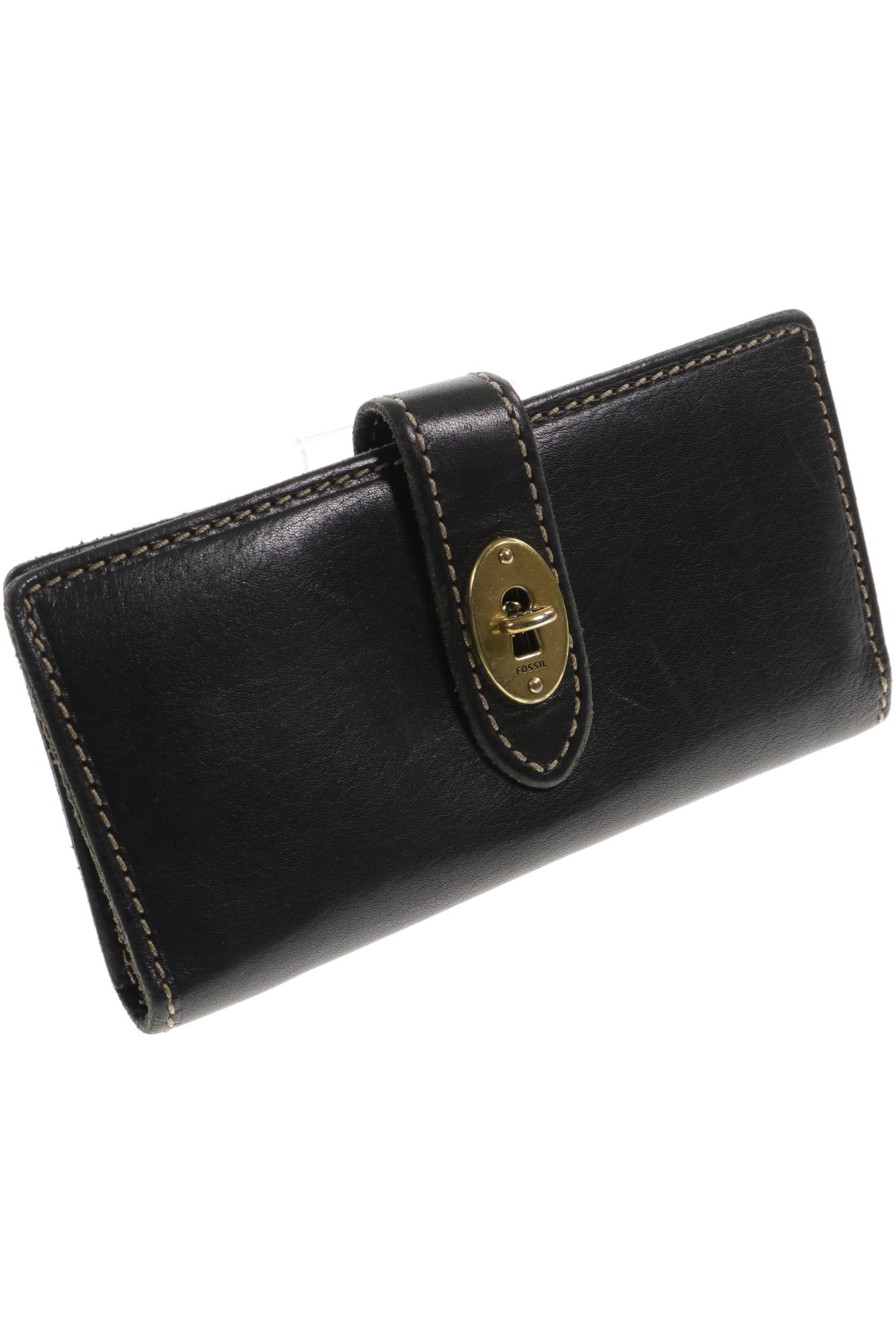

Fossil Damen Portemonnaie, schwarz, Gr.