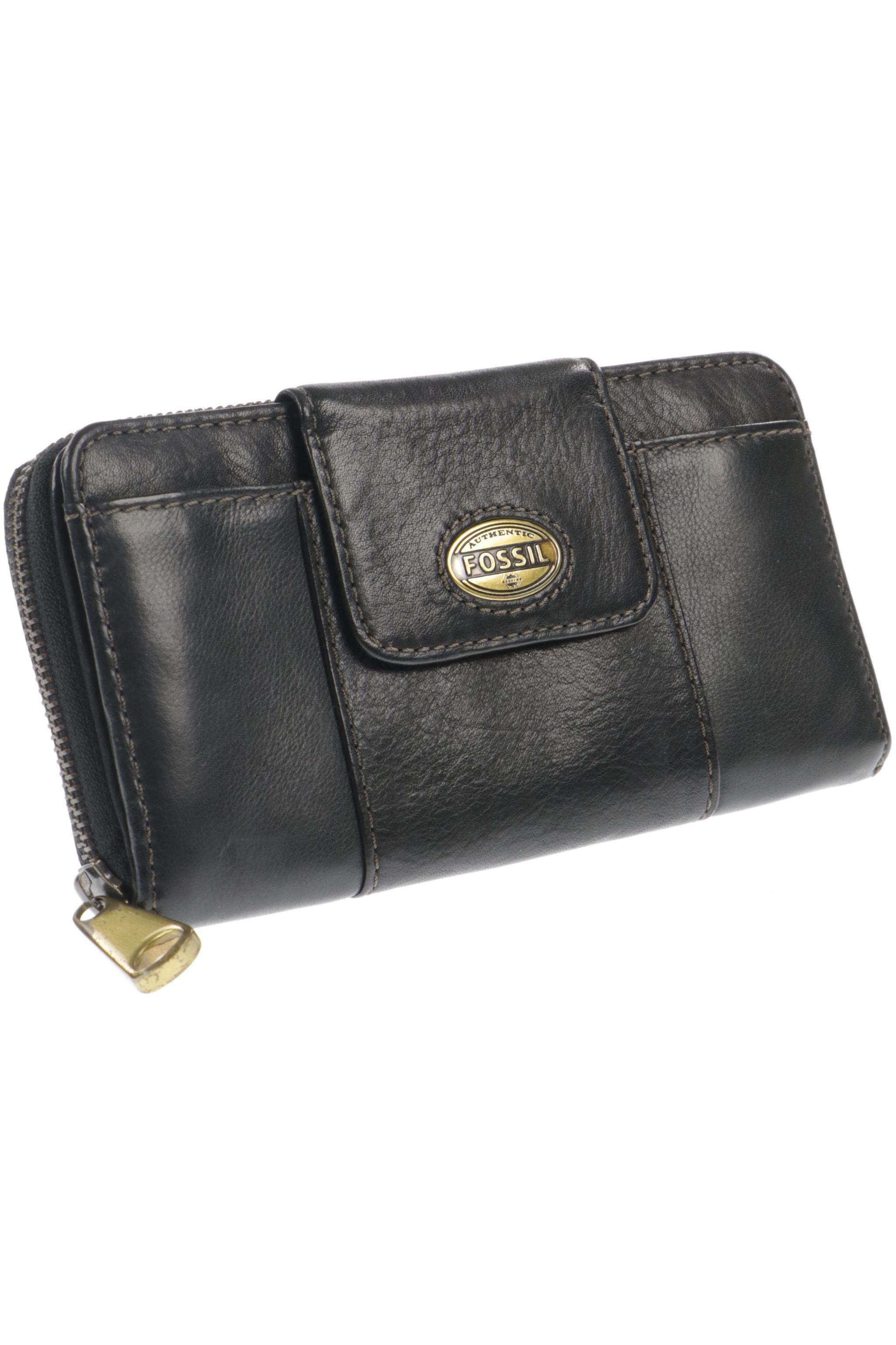 

Fossil Damen Portemonnaie, schwarz, Gr.