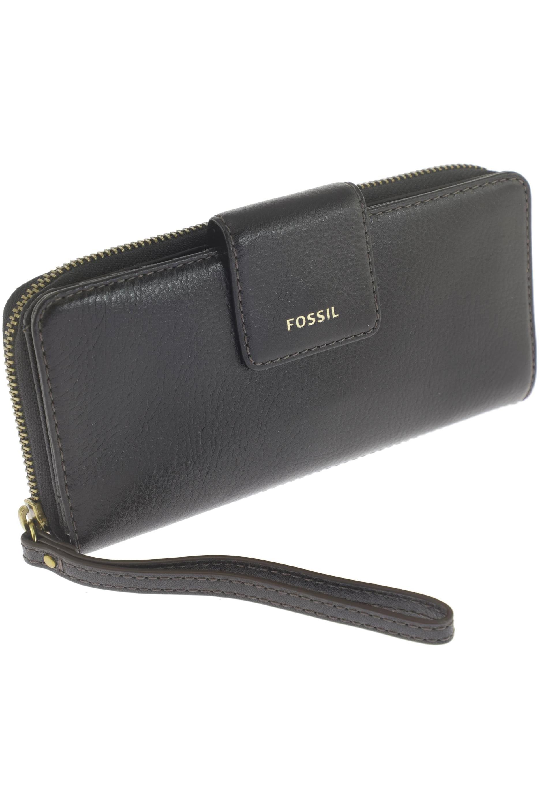 

Fossil Damen Portemonnaie, schwarz, Gr.