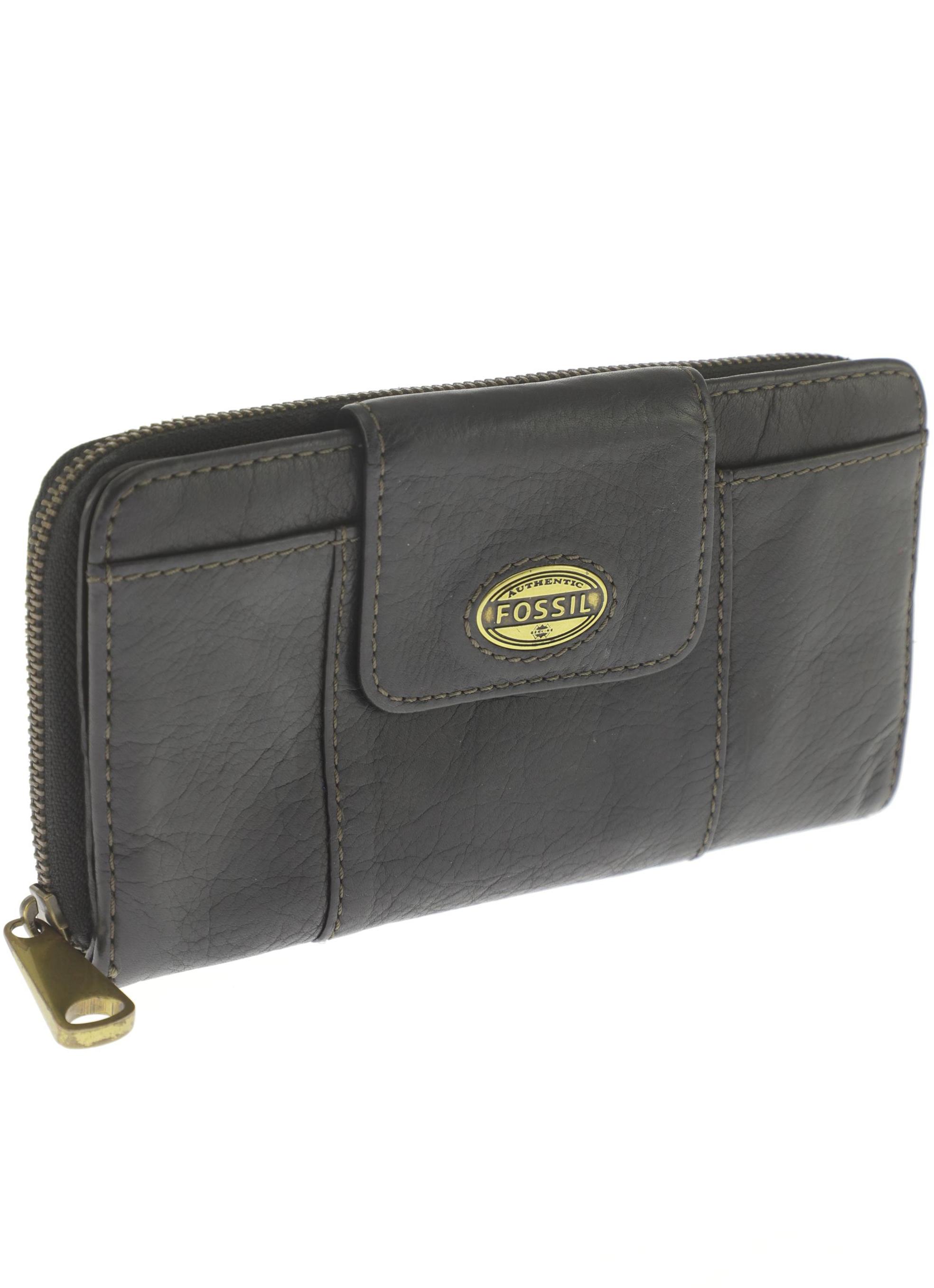 

Fossil Damen Portemonnaie, schwarz, Gr.