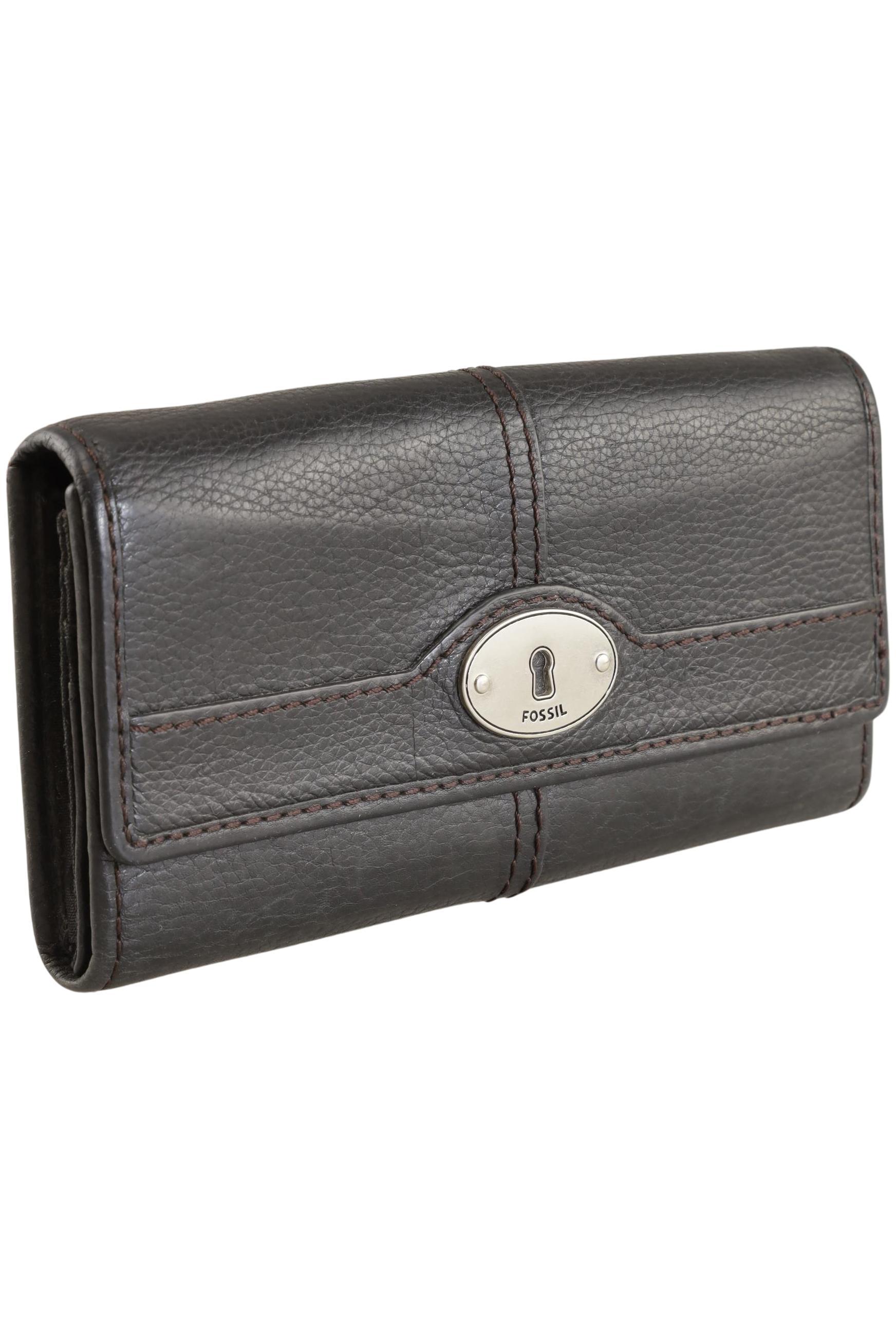 

Fossil Damen Portemonnaie, schwarz, Gr.