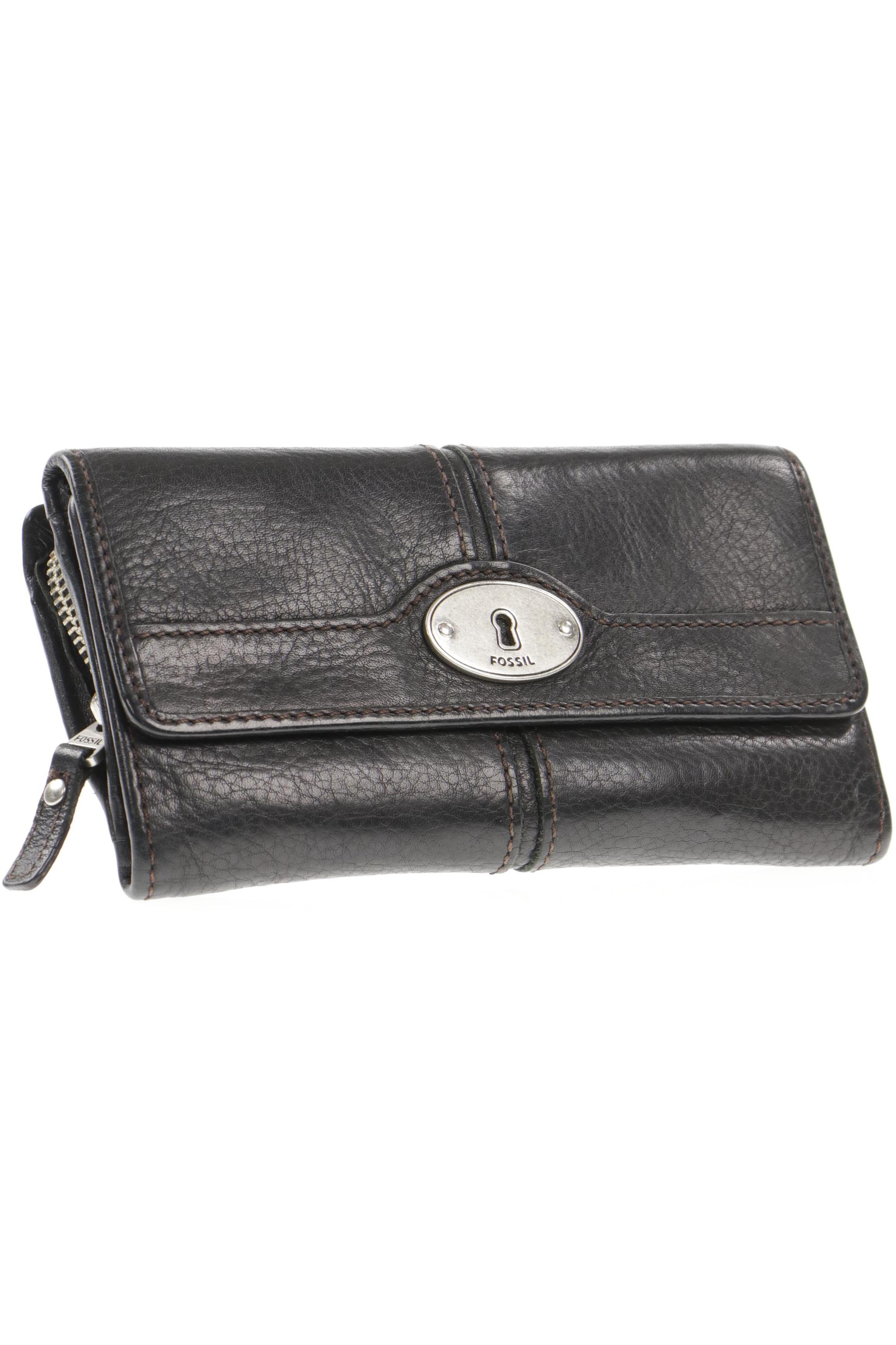 

Fossil Damen Portemonnaie, schwarz, Gr.