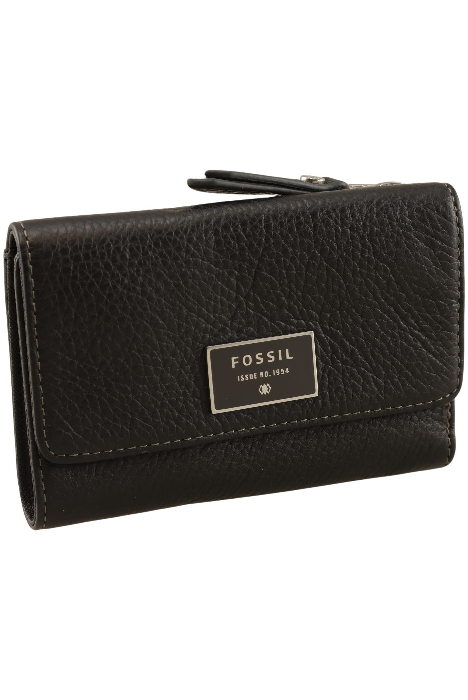 

Fossil Damen Portemonnaie, schwarz, Gr.