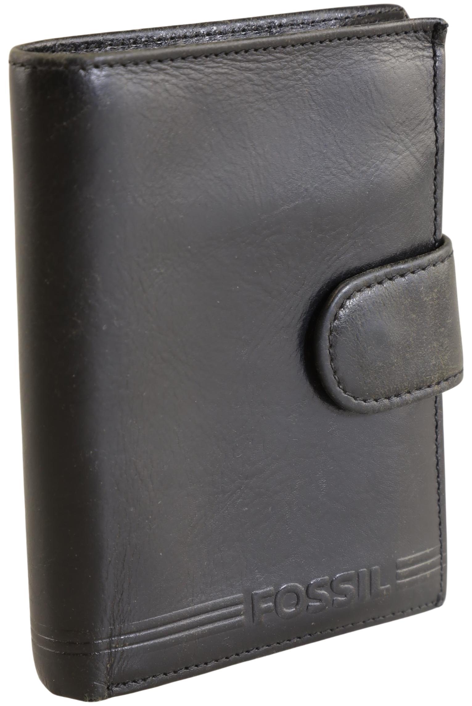 

Fossil Damen Portemonnaie, schwarz, Gr.