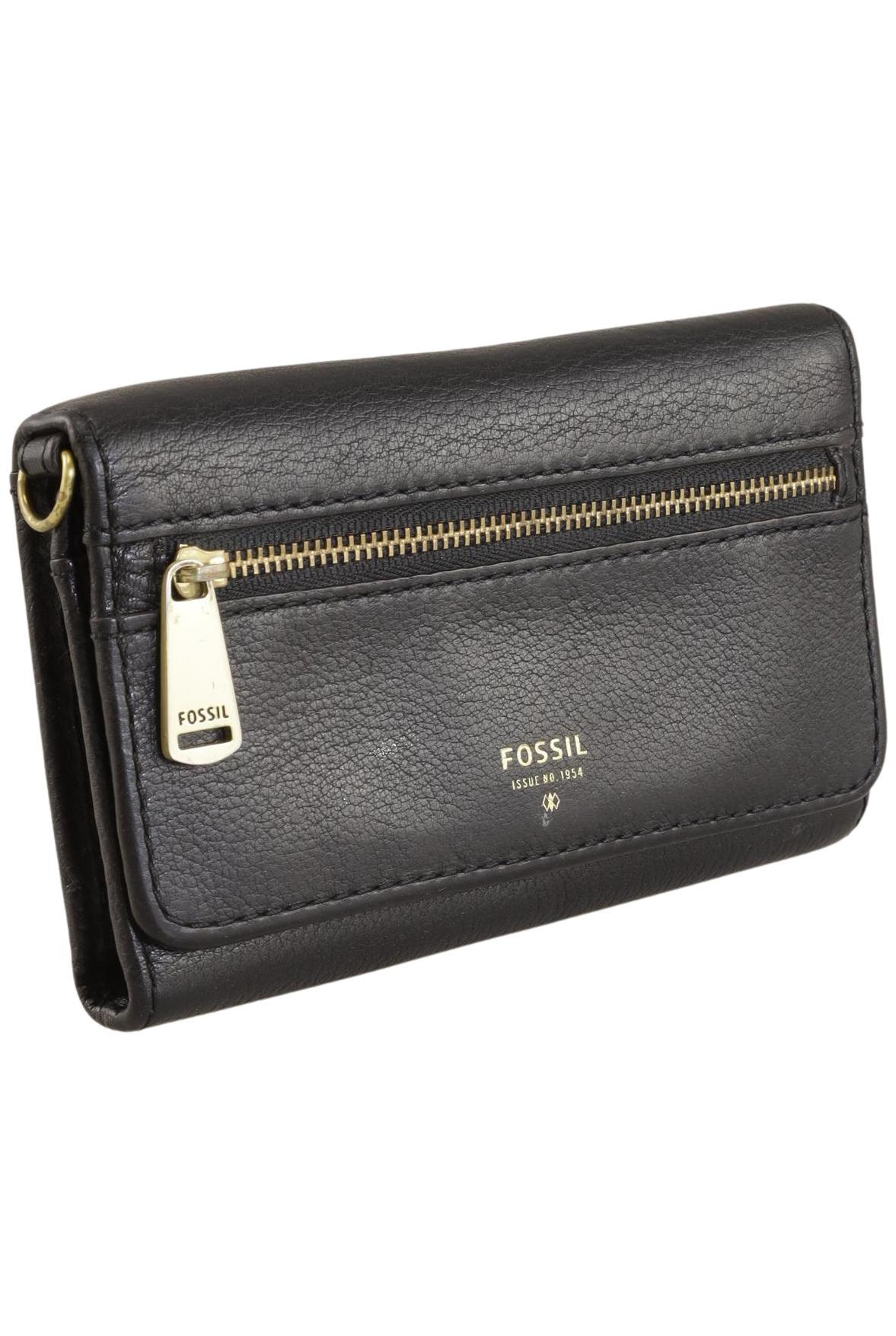 

Fossil Damen Portemonnaie, schwarz, Gr.