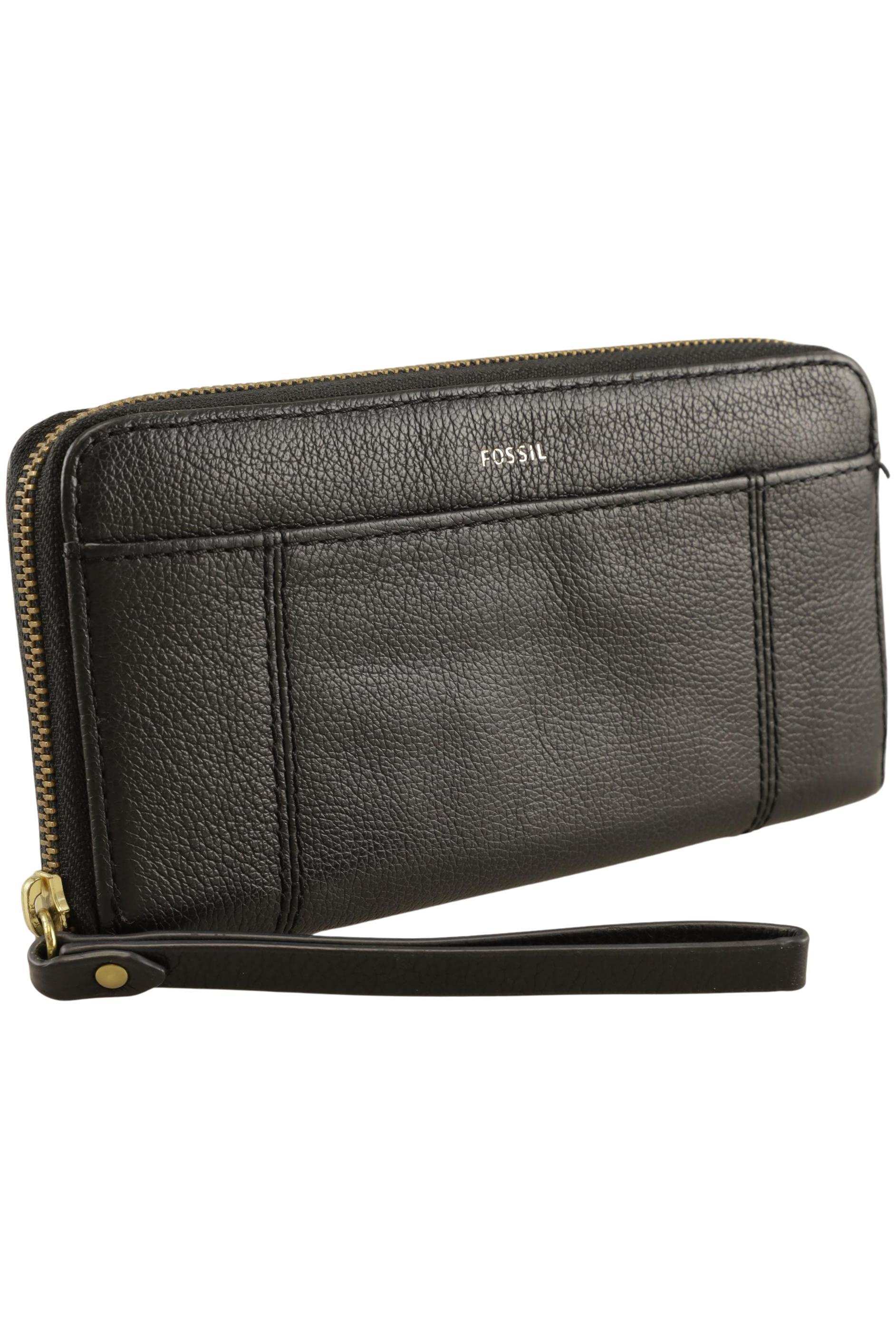 

Fossil Damen Portemonnaie, schwarz, Gr.