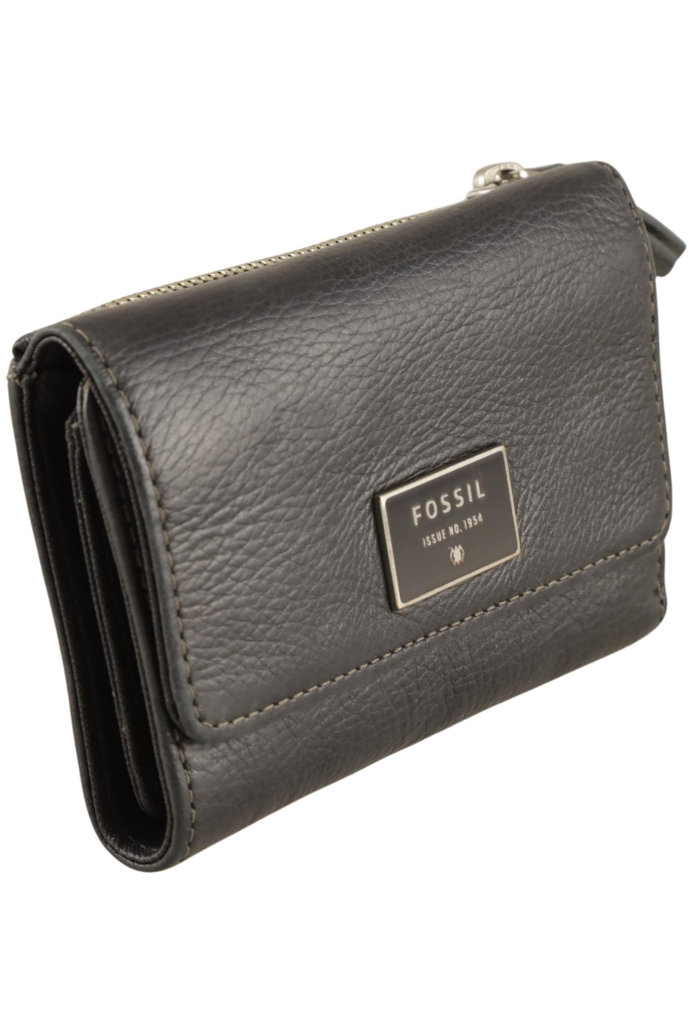 

Fossil Damen Portemonnaie, schwarz, Gr.