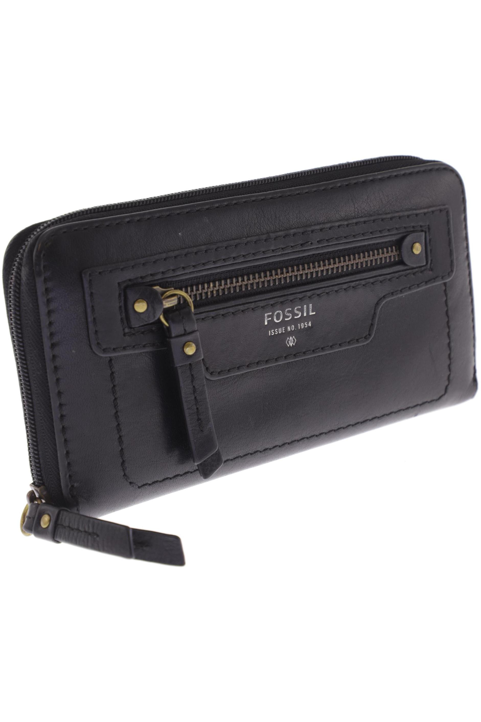 

Fossil Damen Portemonnaie, schwarz, Gr.
