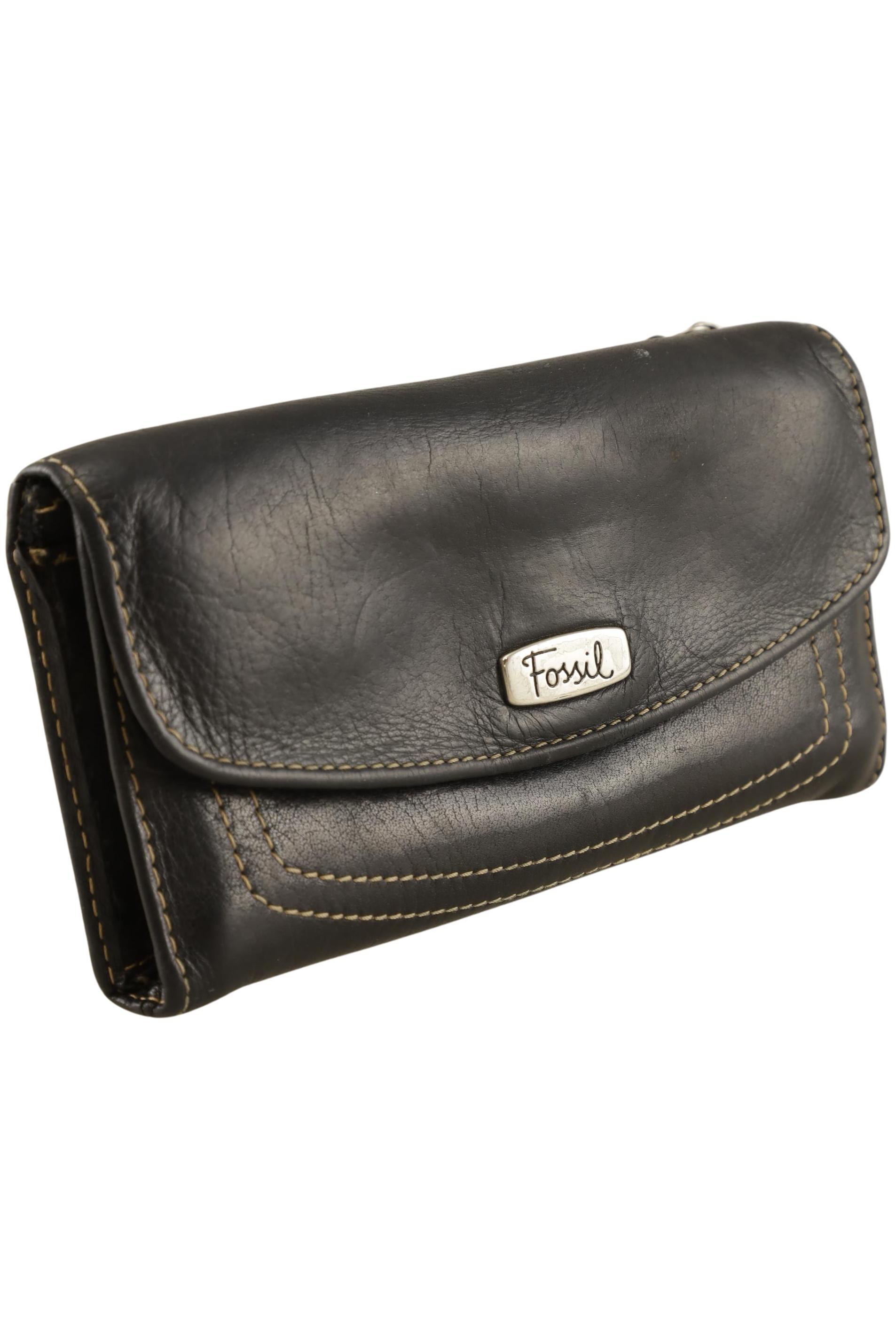 

Fossil Damen Portemonnaie, schwarz, Gr.