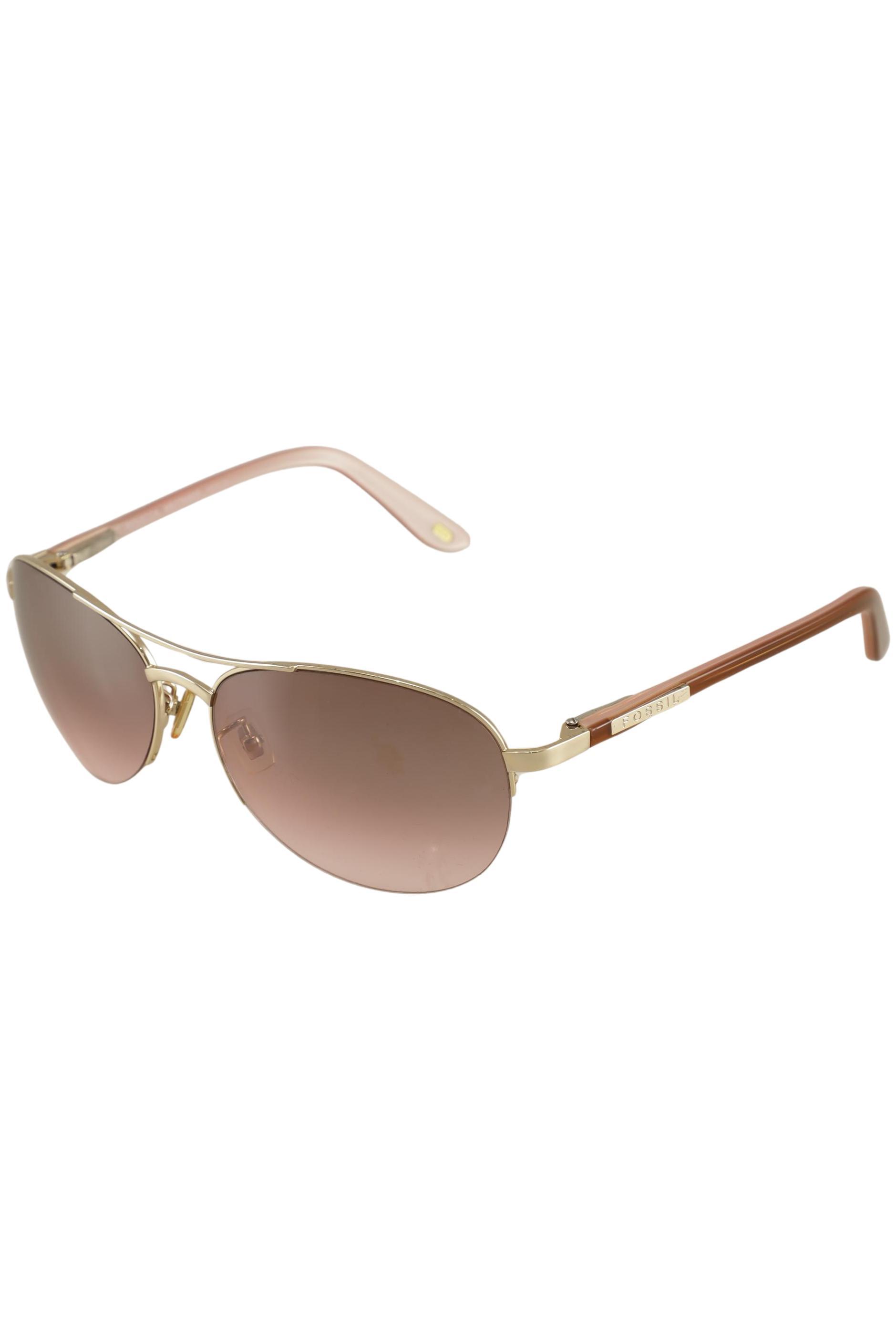 

Fossil Damen Sonnenbrille, gold, Gr.