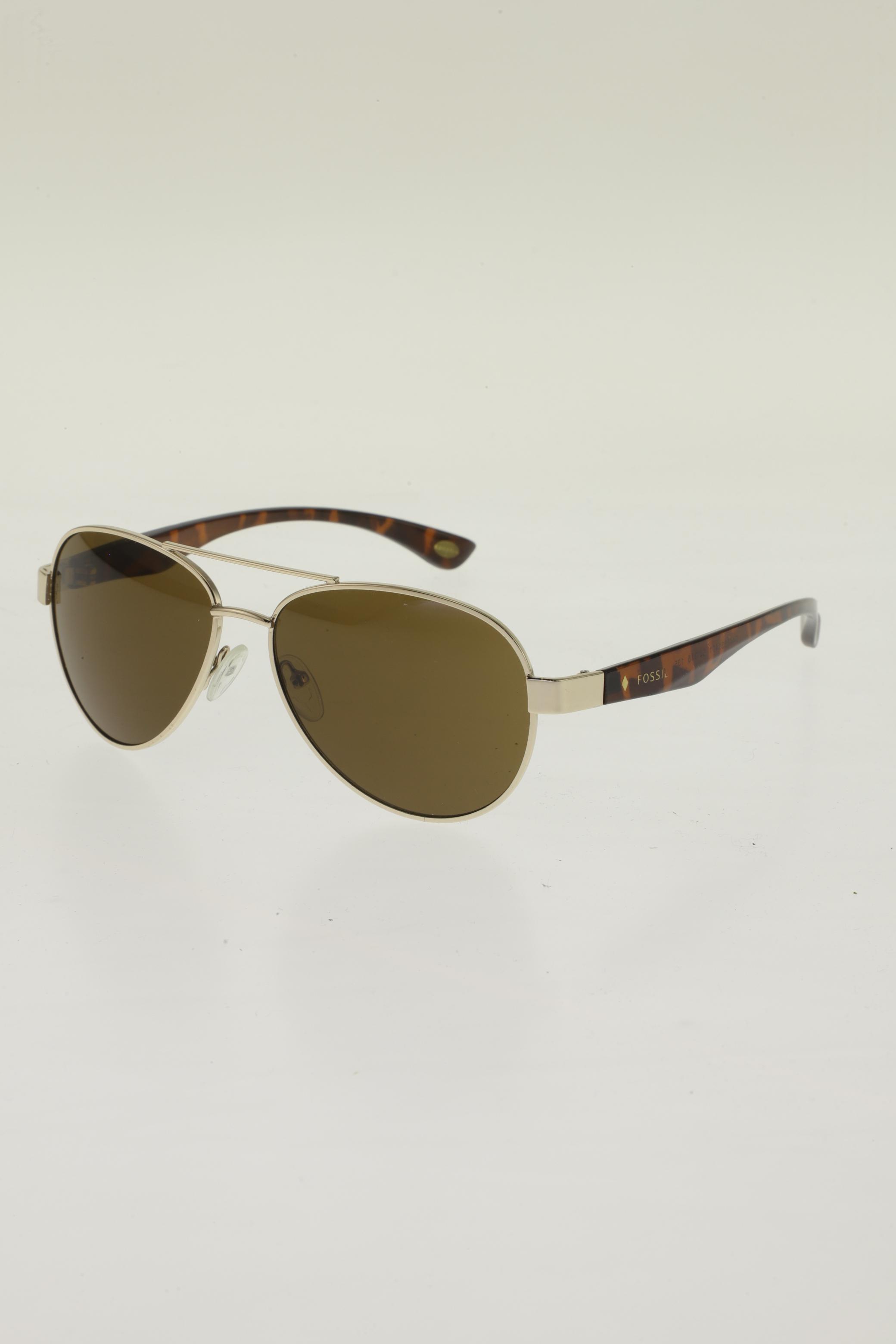 

Fossil Damen Sonnenbrille, gold, Gr.