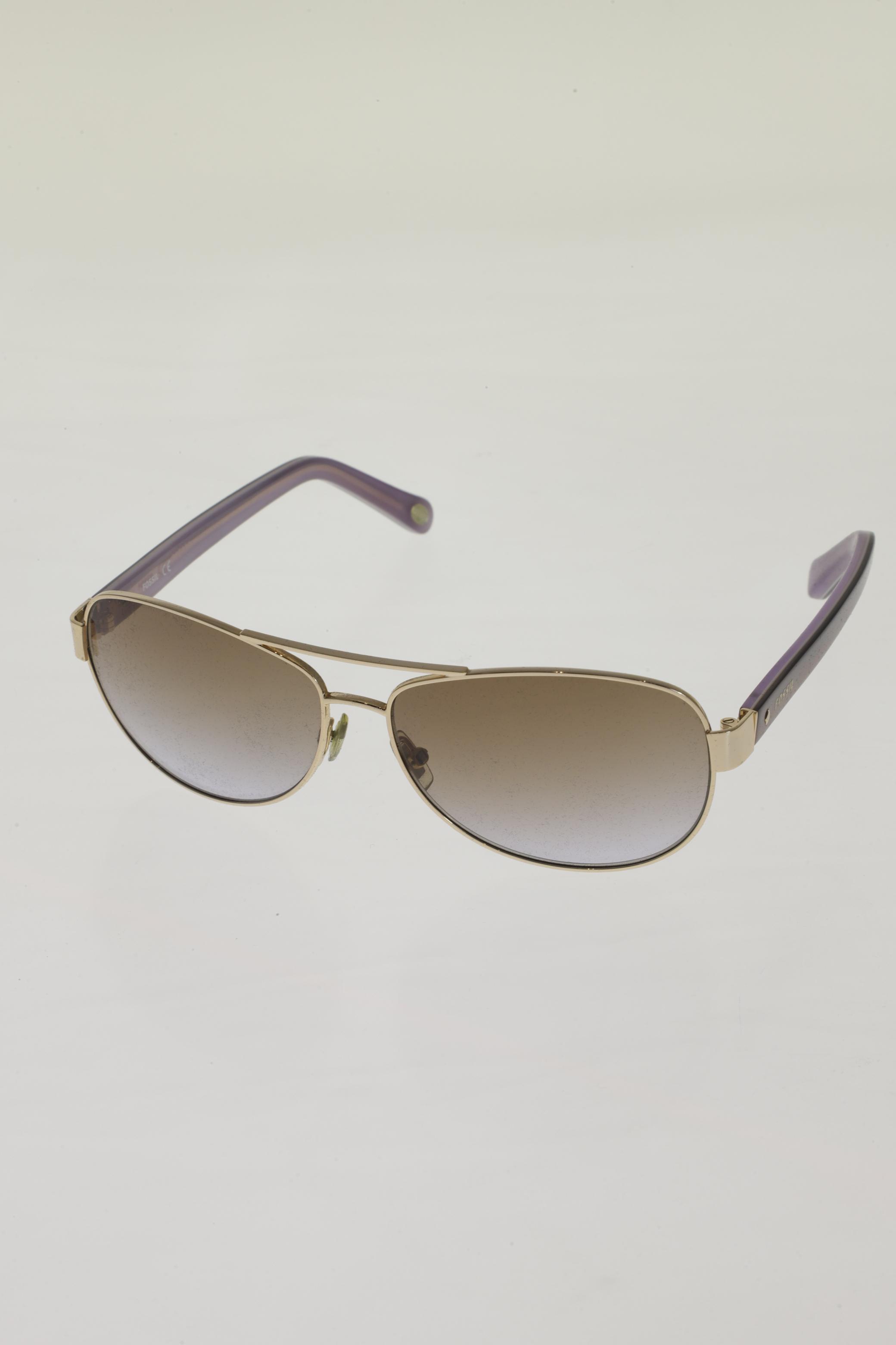 

Fossil Damen Sonnenbrille, gold, Gr.