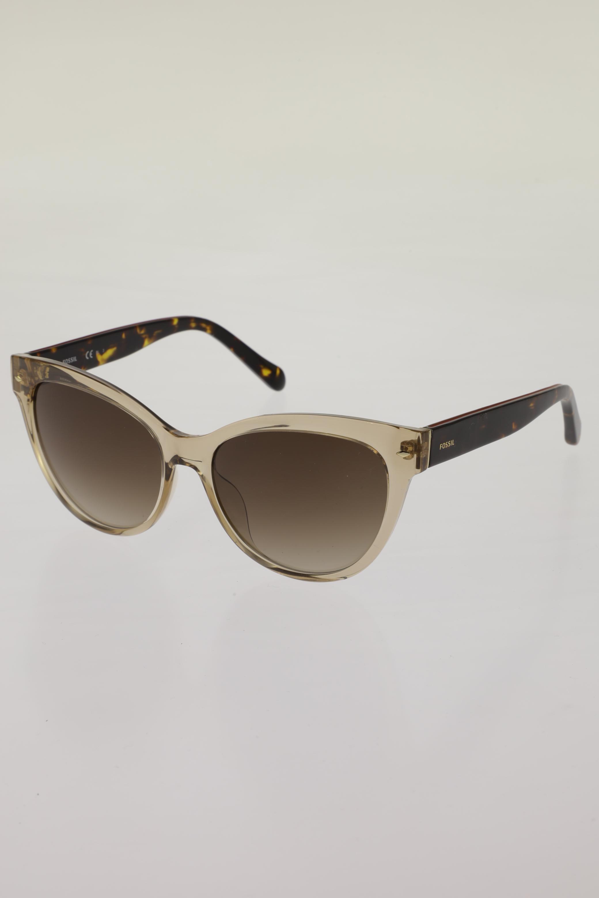 

Fossil Damen Sonnenbrille, beige, Gr.