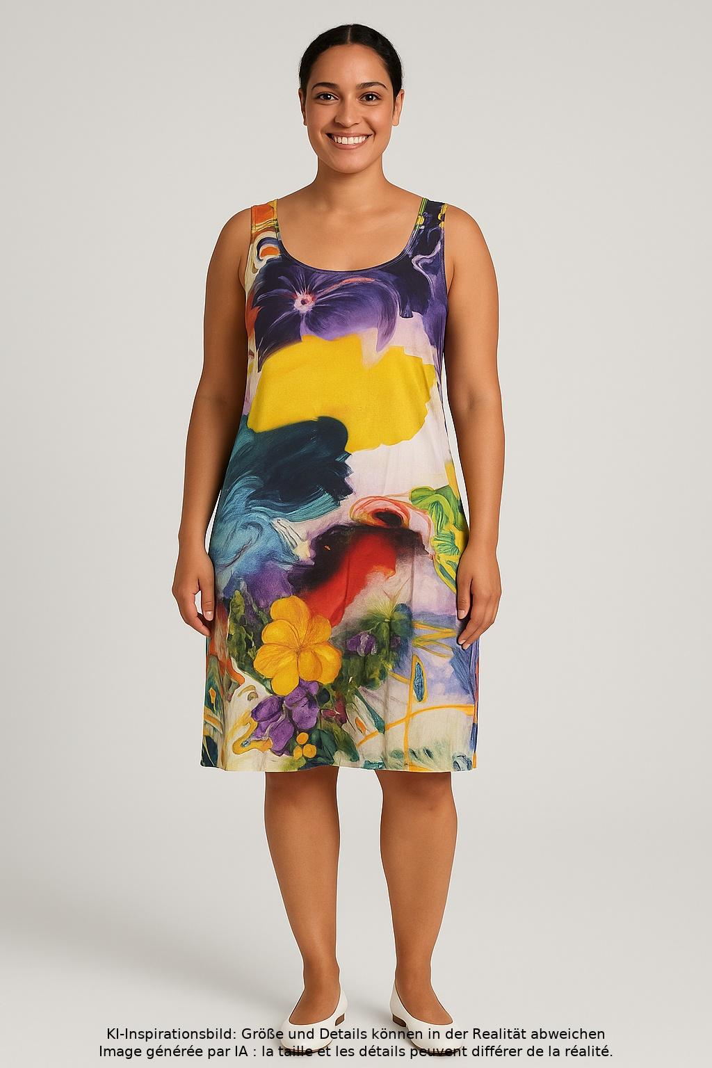 

Foxs Damen Kleid, mehrfarbig, Gr. 44