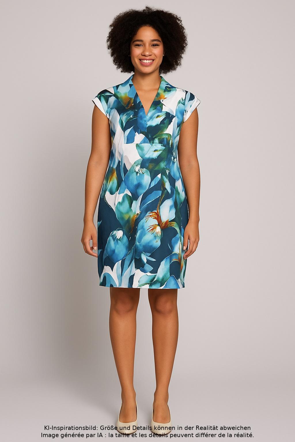 

Foxs Damen Kleid, mehrfarbig, Gr. 42