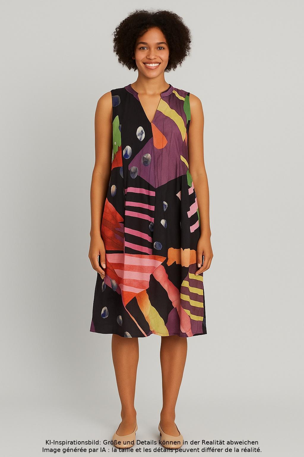 

Foxs Damen Kleid, mehrfarbig, Gr. 36