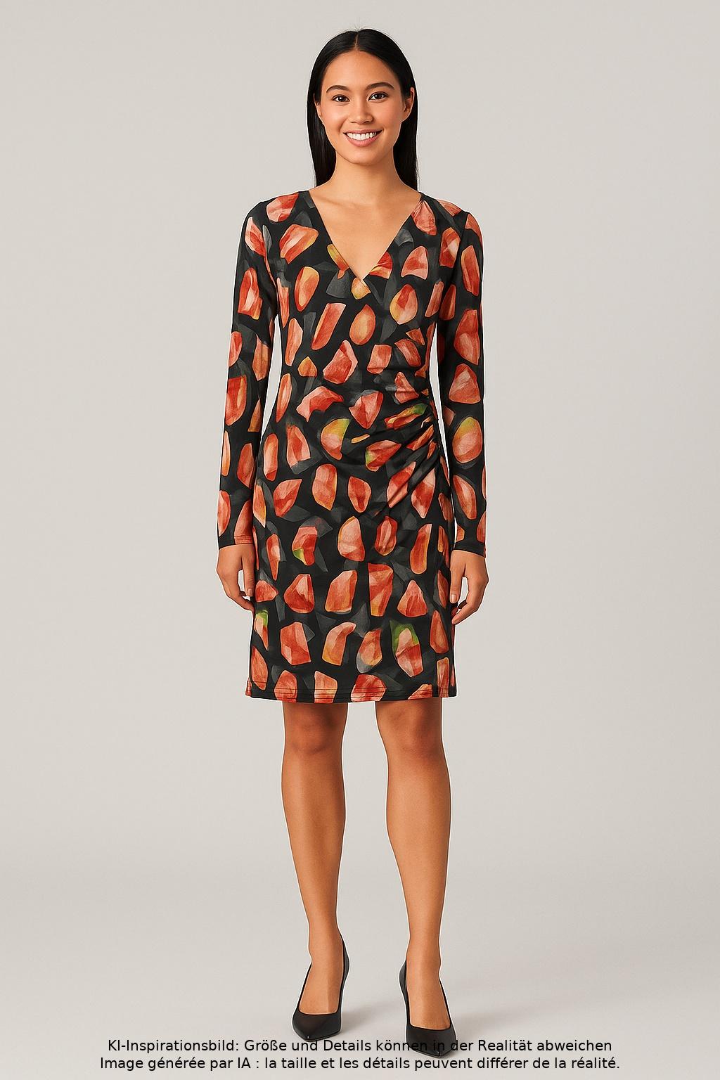 

Foxs Damen Kleid, mehrfarbig, Gr. 40