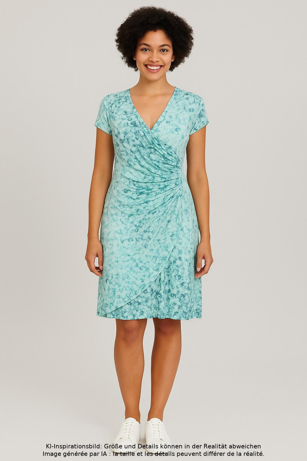 

Foxs Damen Kleid, türkis, Gr. 42