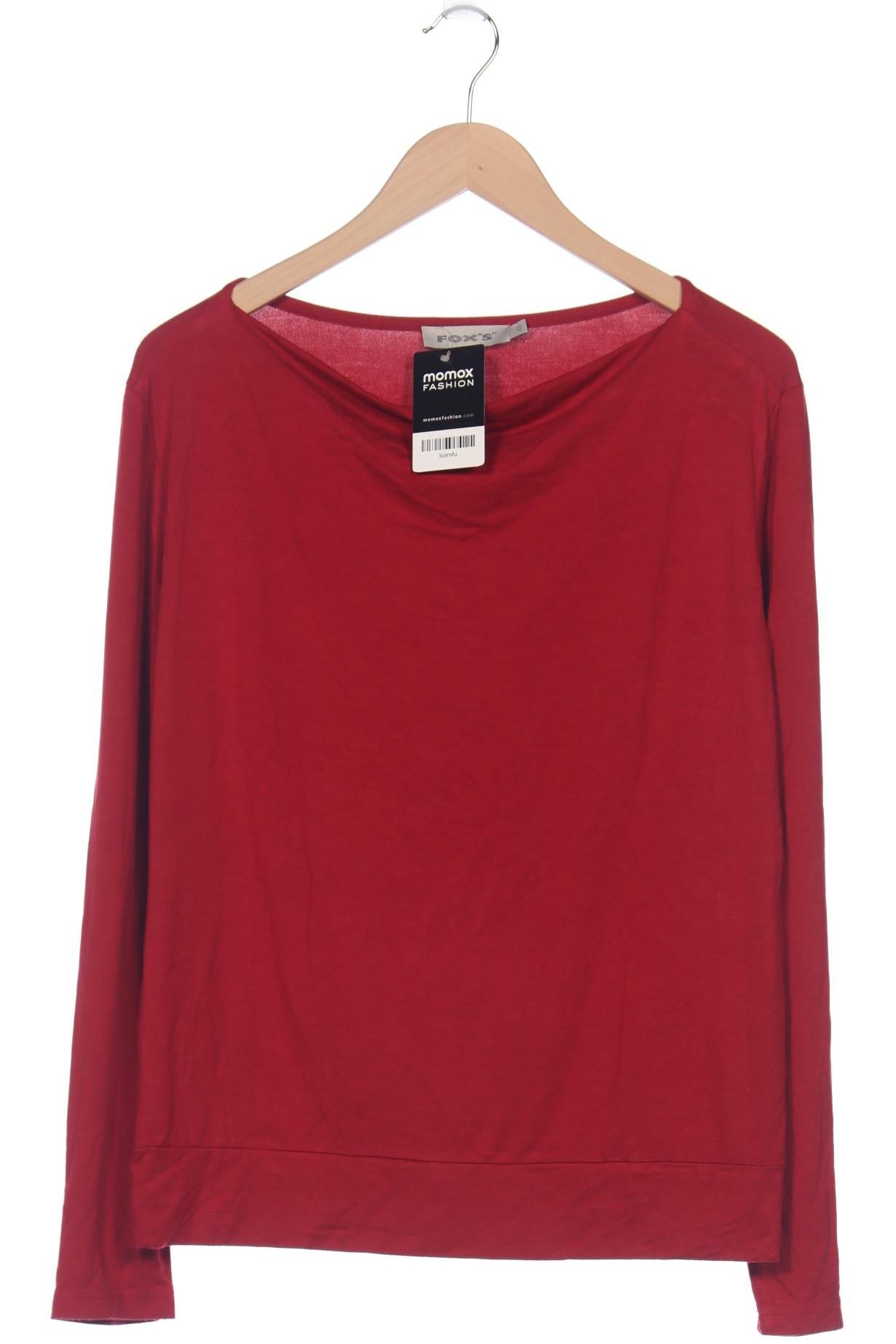 

Foxs Damen Langarmshirt, rot, Gr. 42