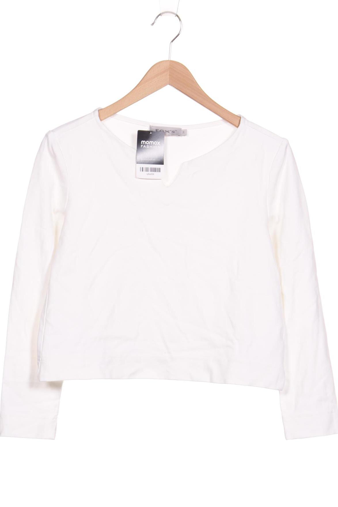 

Foxs Damen Langarmshirt, weiß, Gr. 38