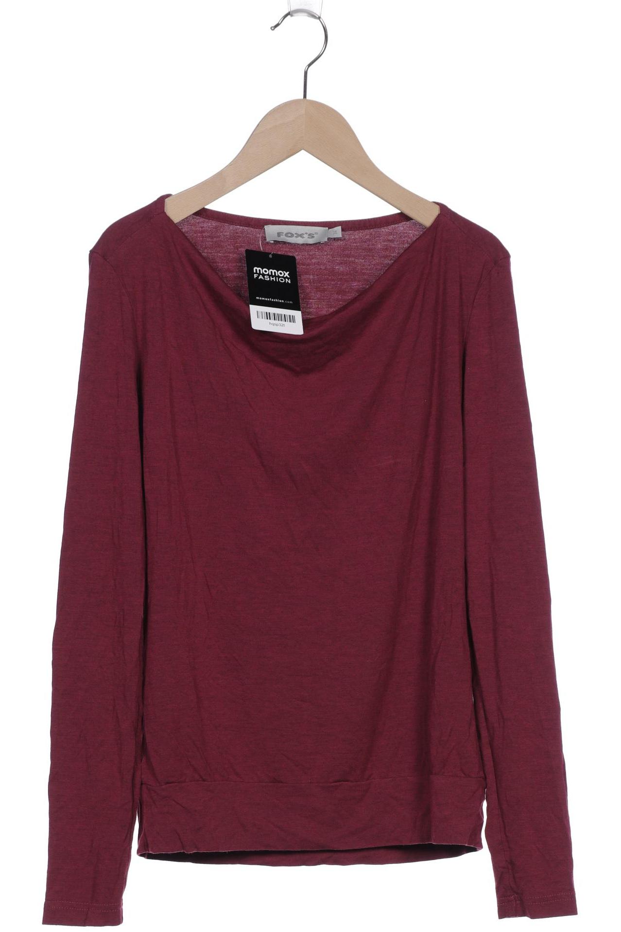 

Foxs Damen Langarmshirt, bordeaux, Gr. 34