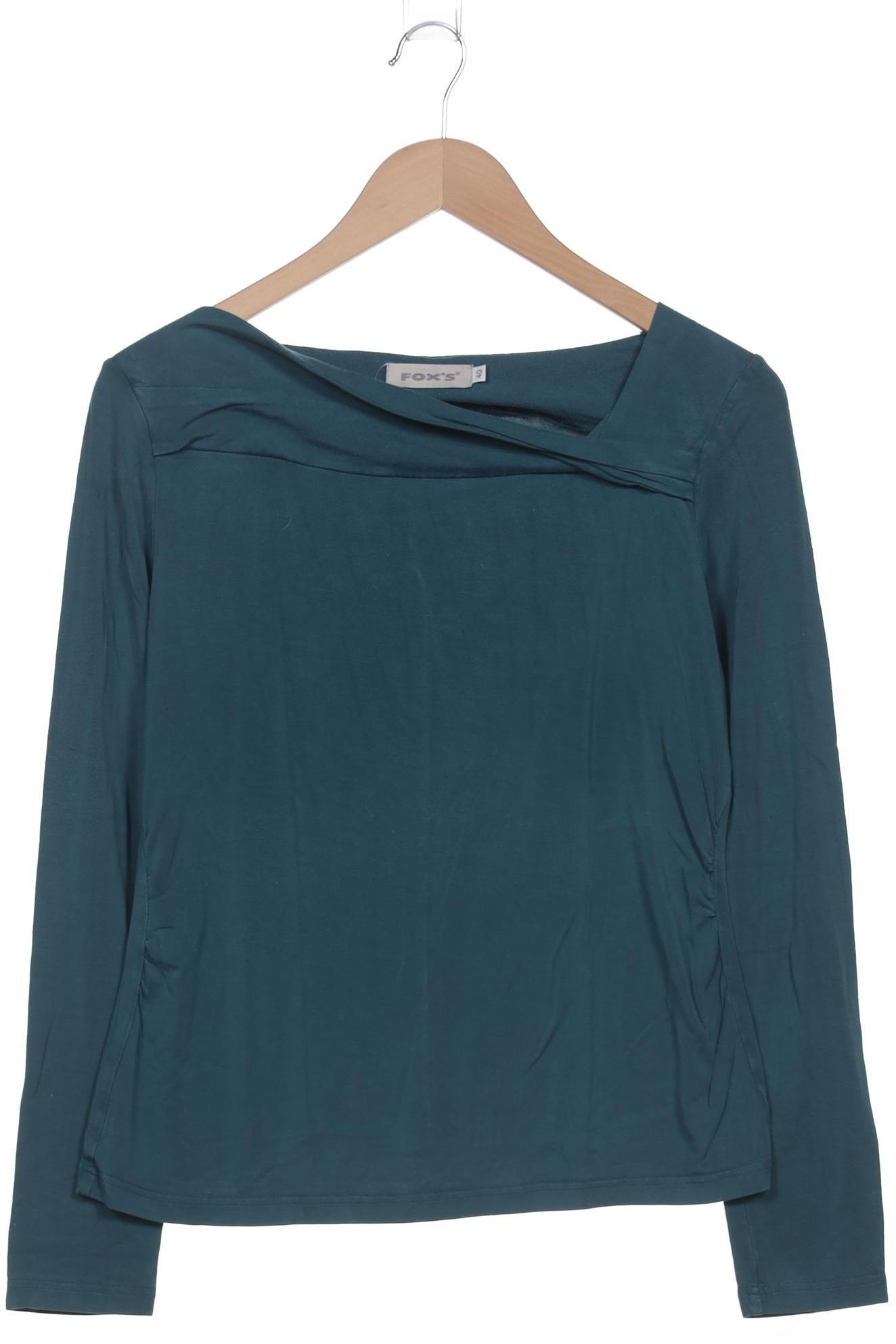 

Foxs Damen Langarmshirt, türkis, Gr. 40