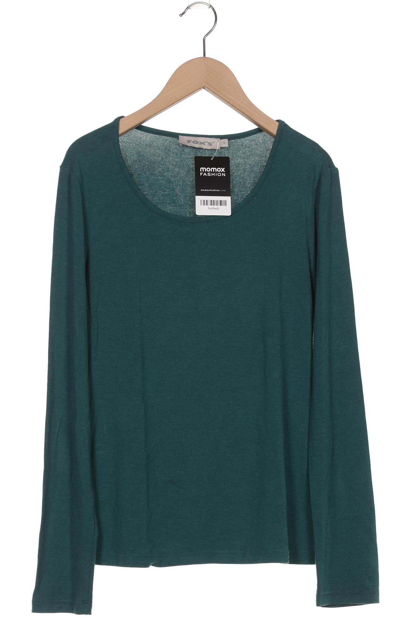 

Foxs Damen Langarmshirt, türkis, Gr. 36