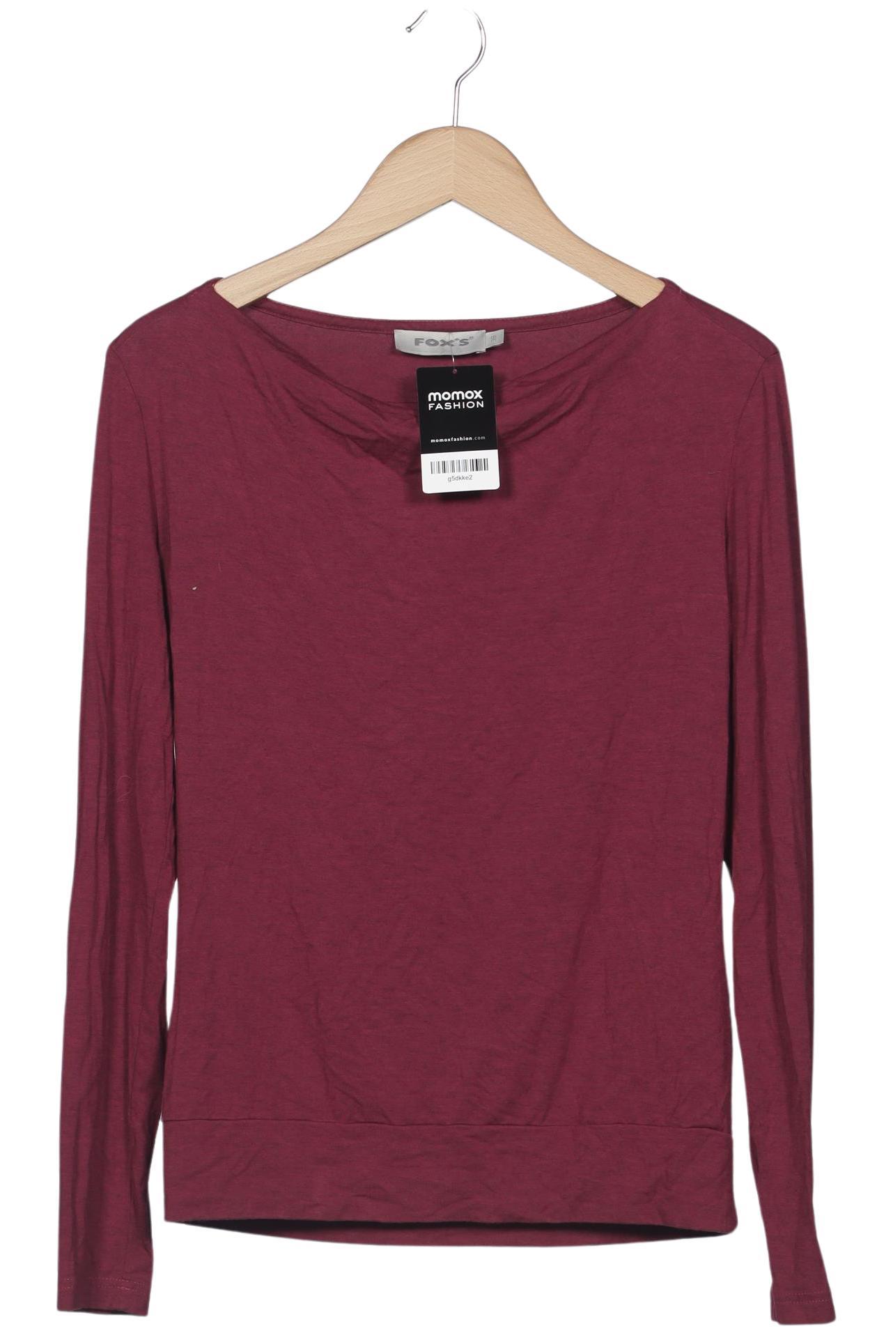 

Foxs Damen Langarmshirt, bordeaux, Gr. 36