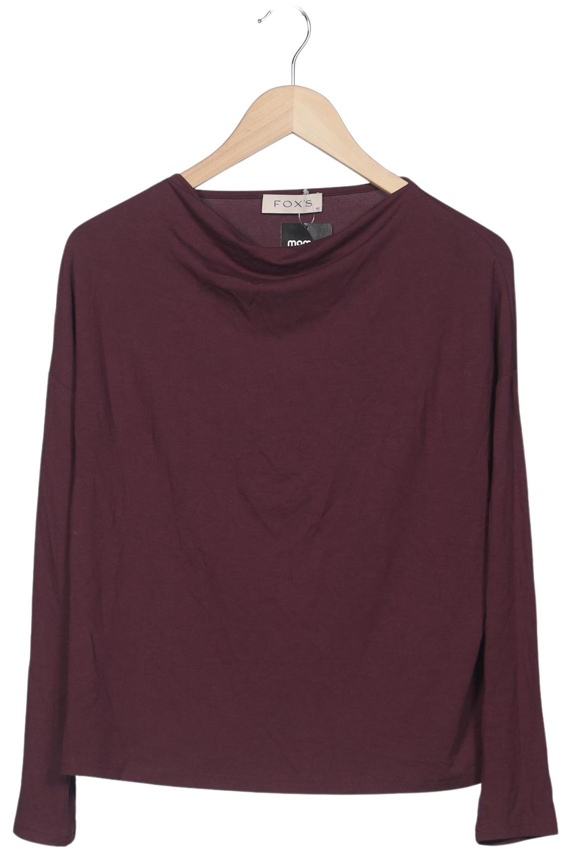 

Foxs Damen Langarmshirt, bordeaux, Gr. 40