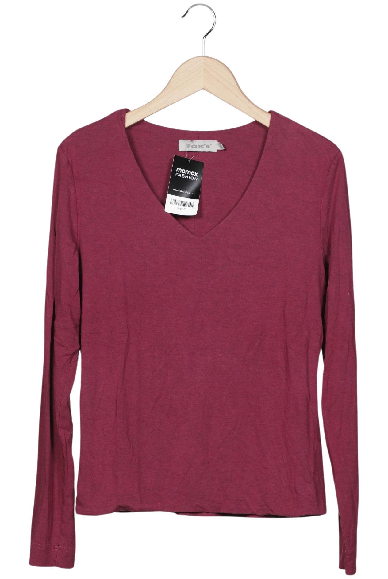 

Foxs Damen Langarmshirt, bordeaux, Gr. 42