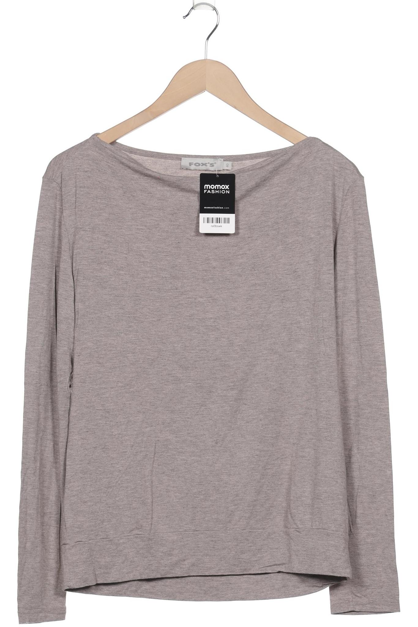 

Foxs Damen Langarmshirt, grau, Gr. 40