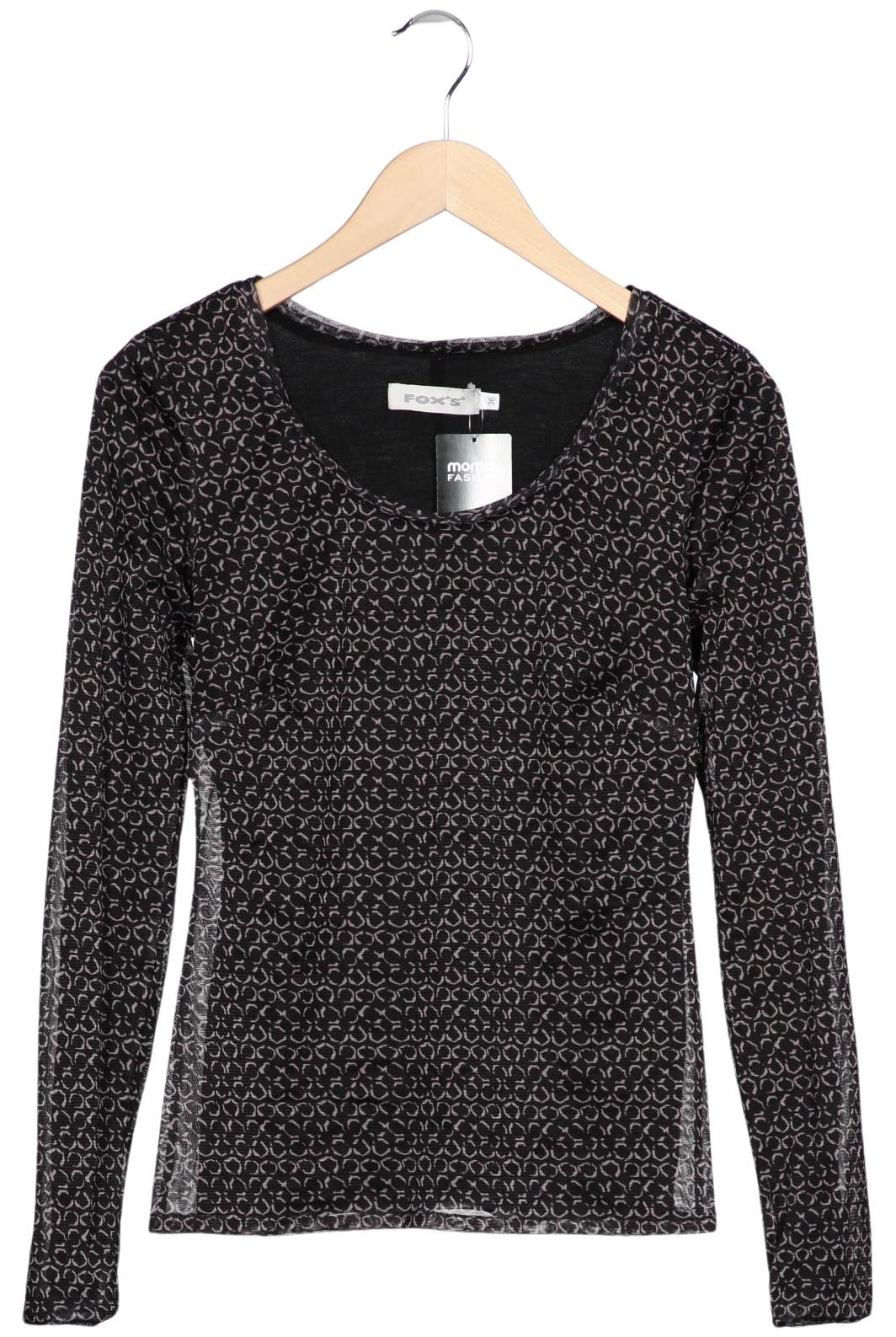 

Foxs Damen Langarmshirt, schwarz, Gr. 36