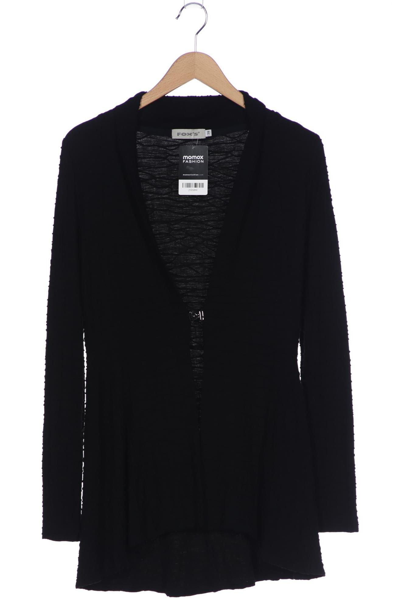 

Foxs Damen Strickjacke, schwarz, Gr. 38