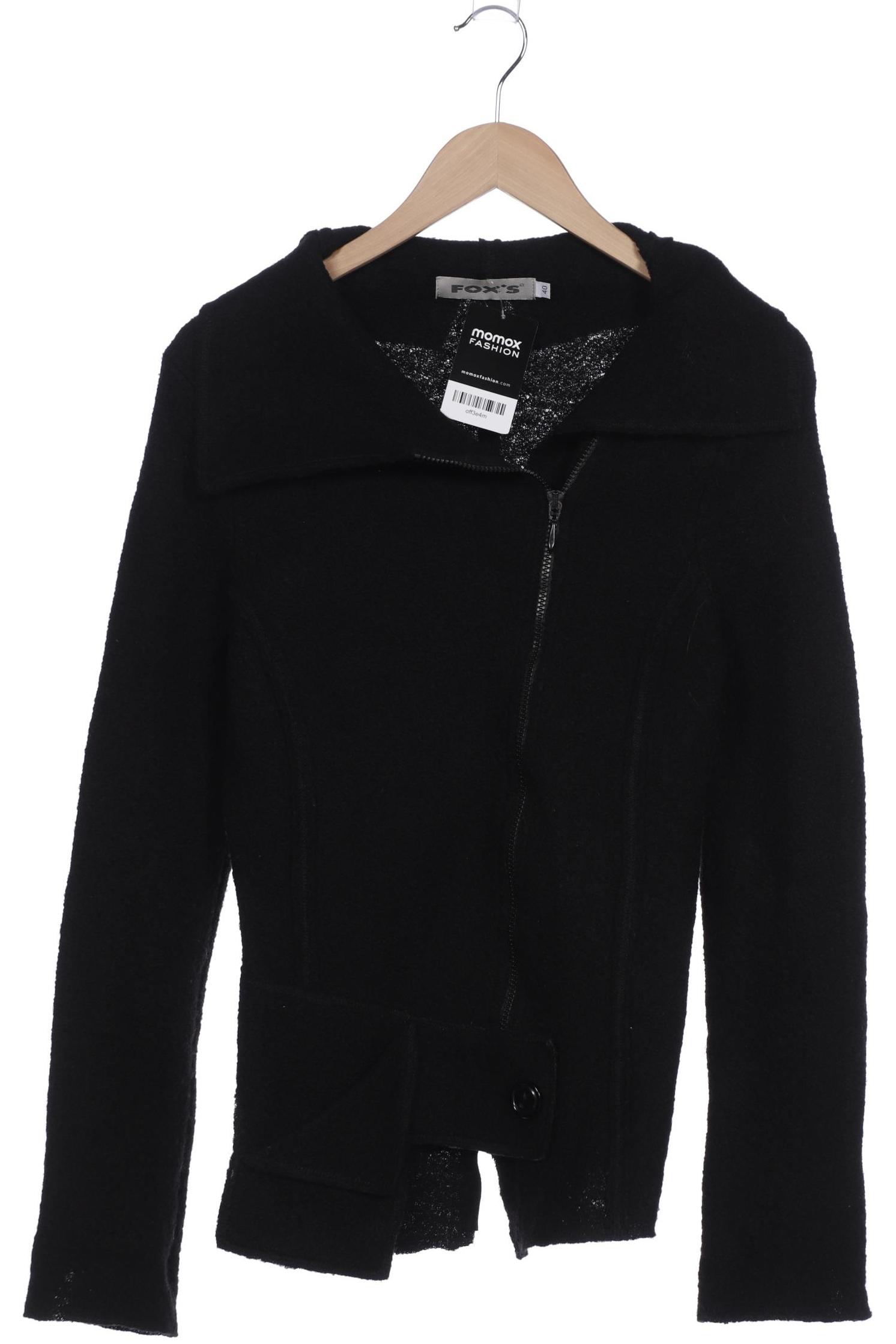 

Foxs Damen Strickjacke, schwarz, Gr. 40