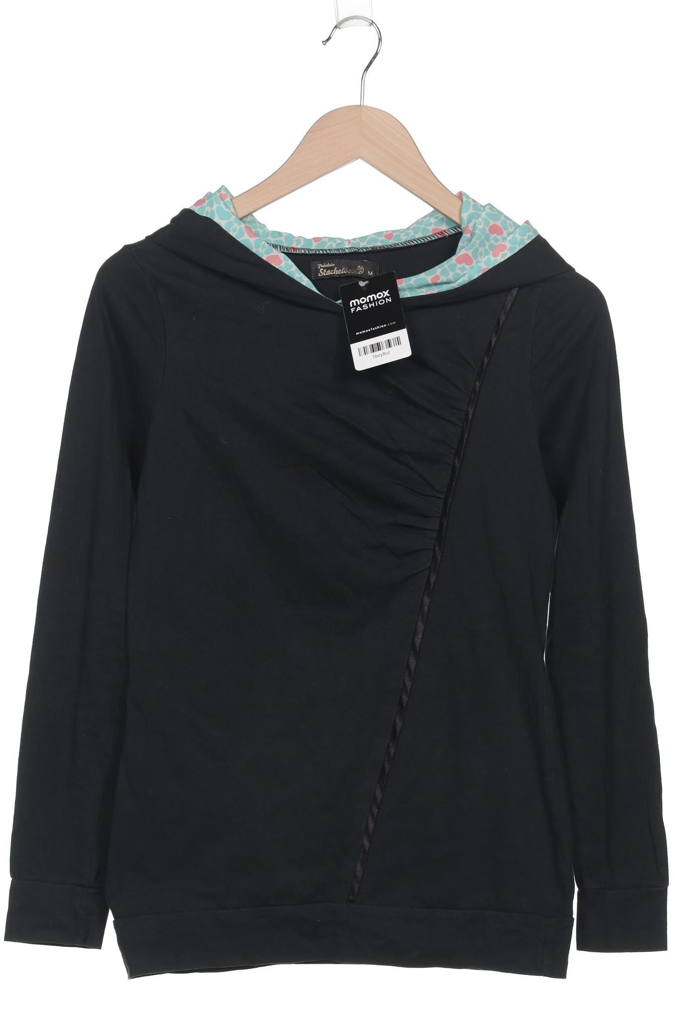 

Fräulein Stachelbeere Damen Kapuzenpullover, schwarz, Gr. 38