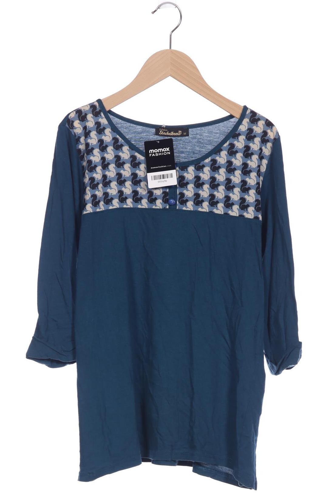 

Fräulein Stachelbeere Damen Langarmshirt, marineblau, Gr. 38
