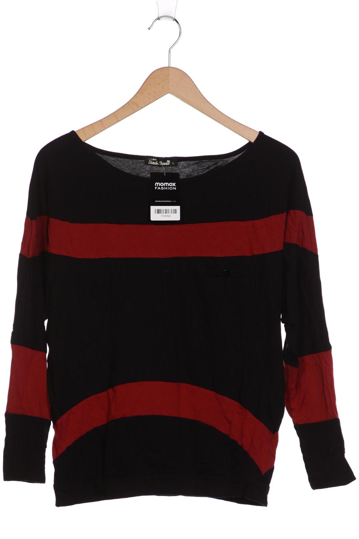 

Fräulein Stachelbeere Damen Langarmshirt, schwarz, Gr. 42