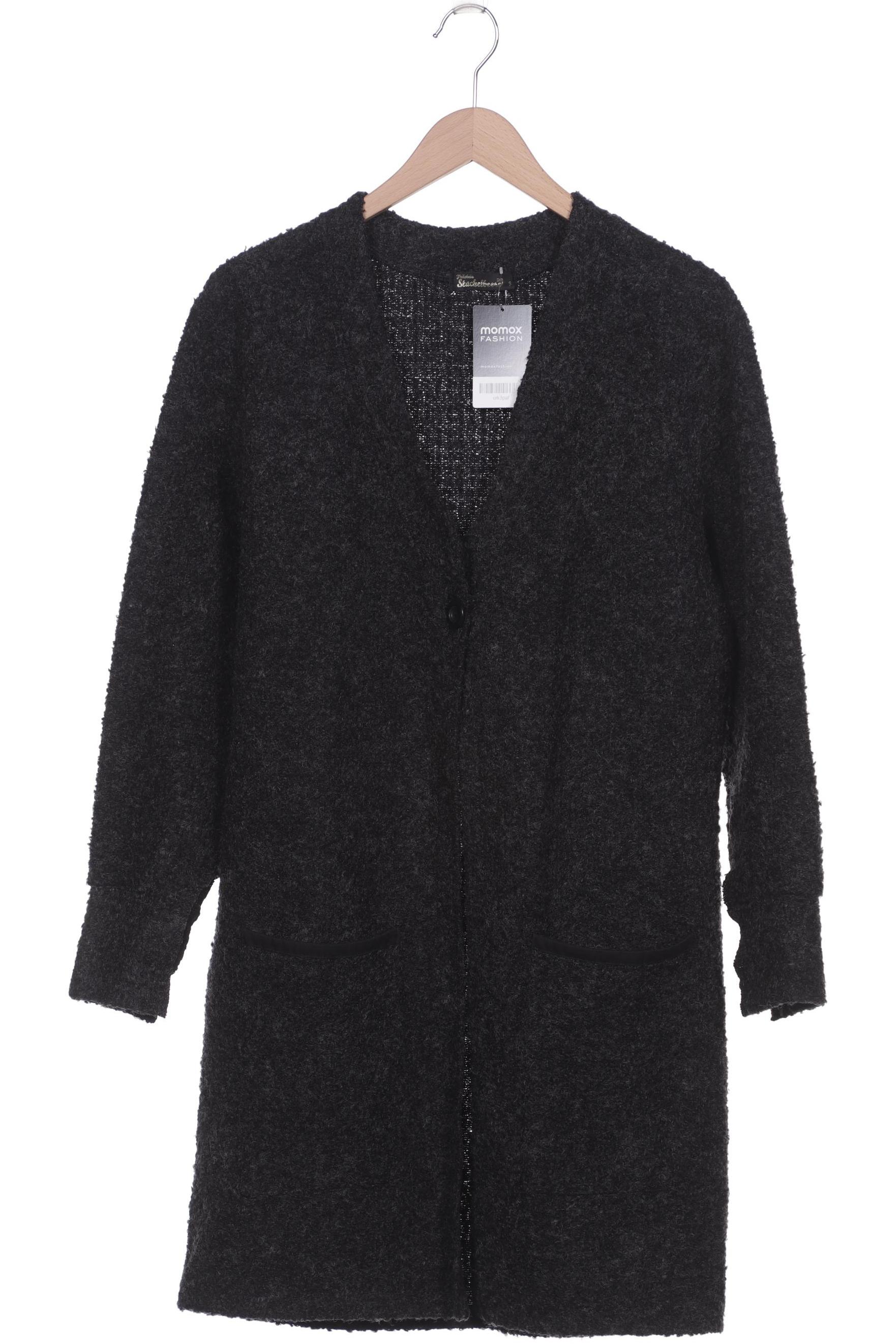 

Fräulein Stachelbeere Damen Strickjacke, grau, Gr. 36