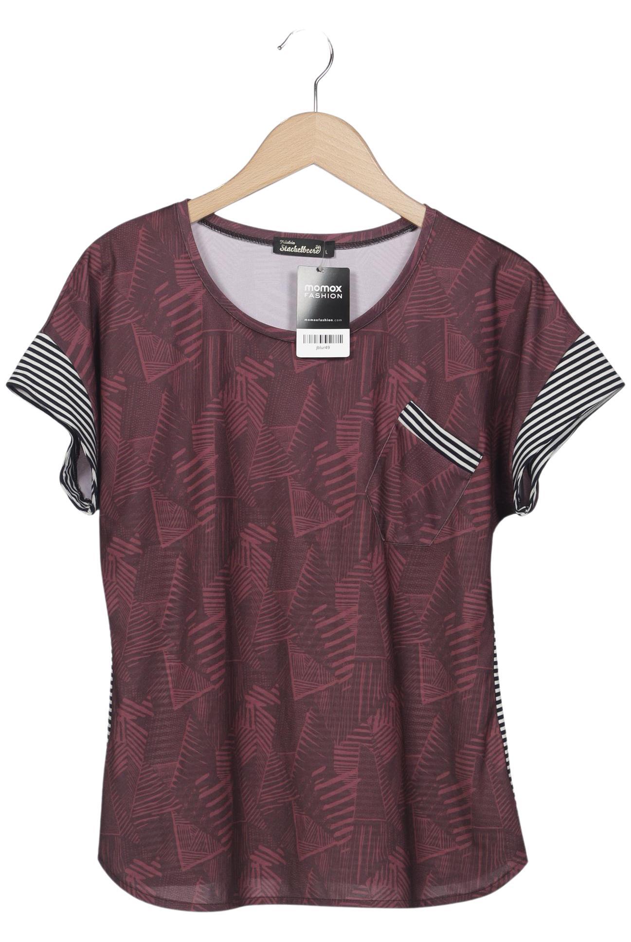 

Fräulein Stachelbeere Damen T-Shirt, bordeaux, Gr. 42