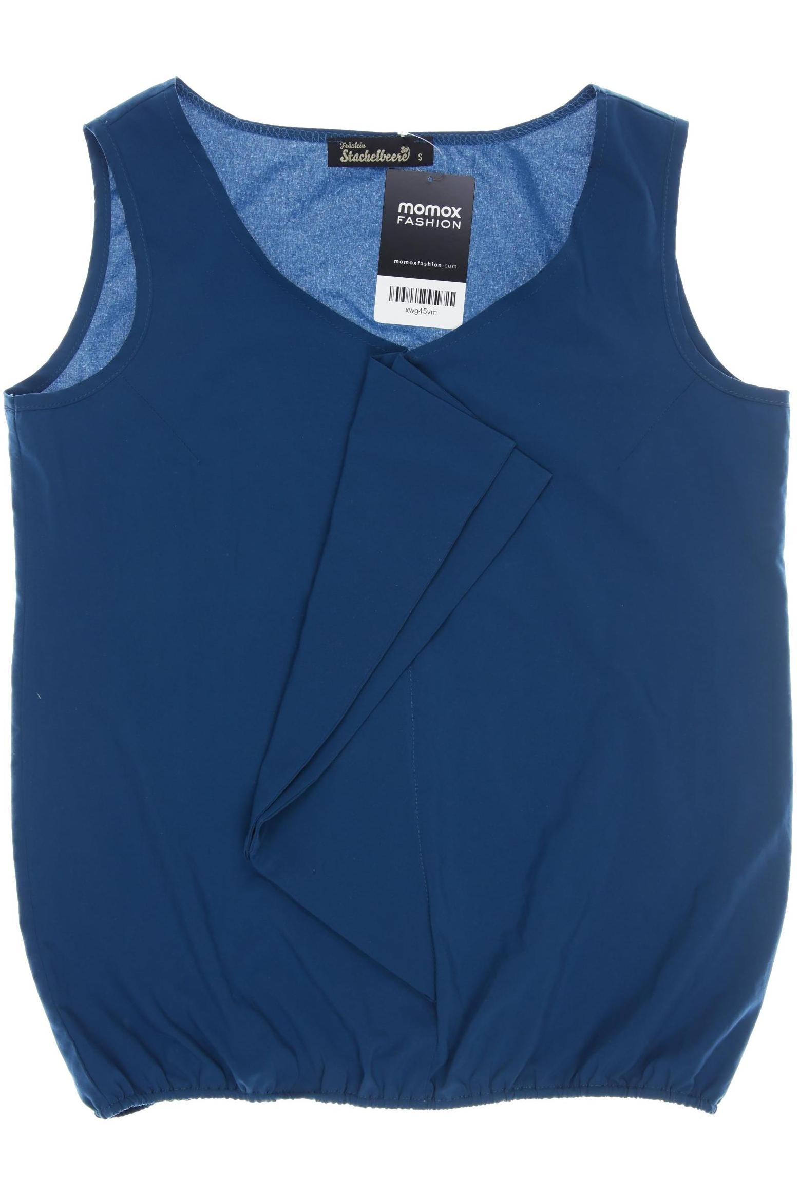 

Fräulein Stachelbeere Damen Top, blau, Gr. 36