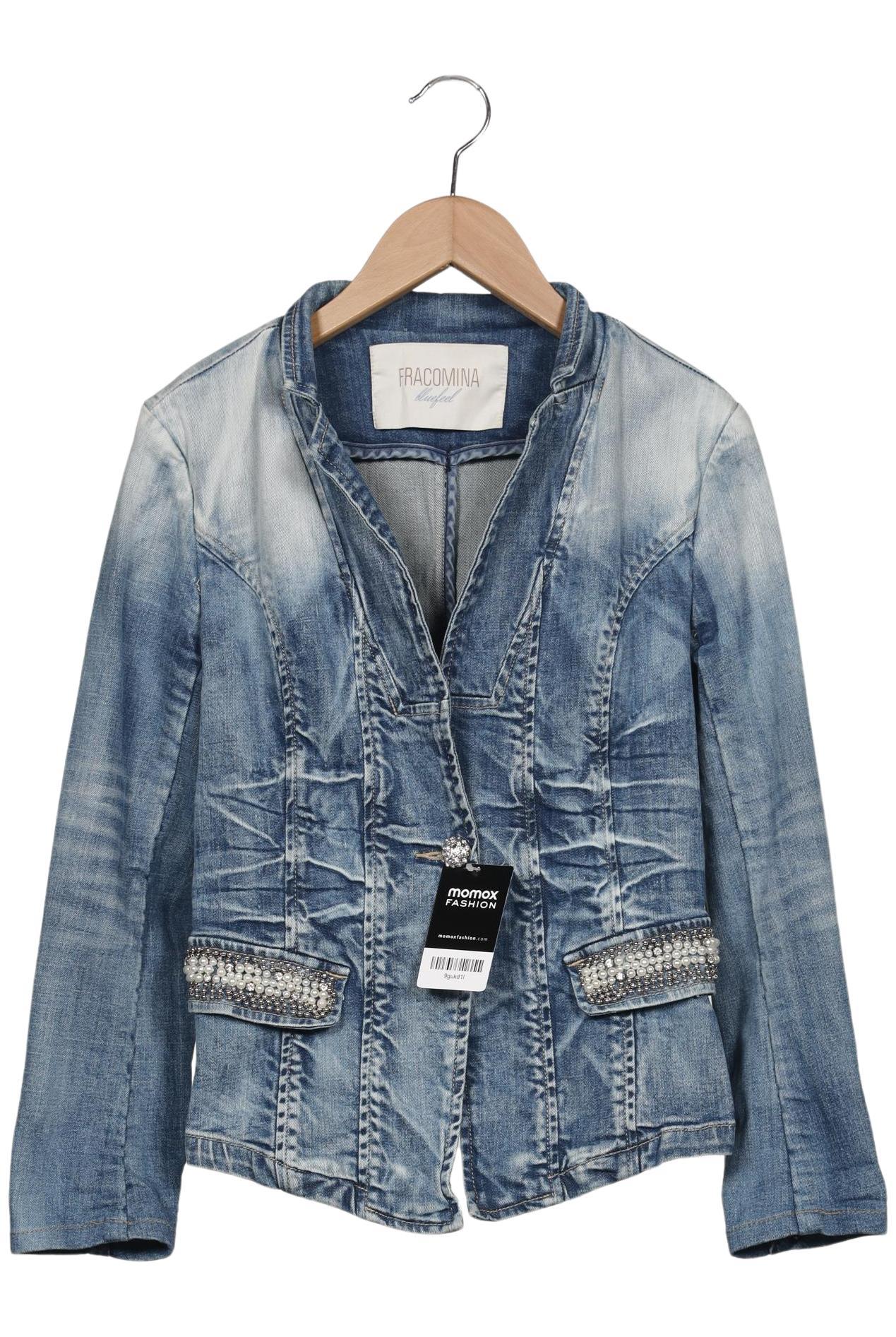 

Fracomina Damen Jacke, hellblau, Gr. 34