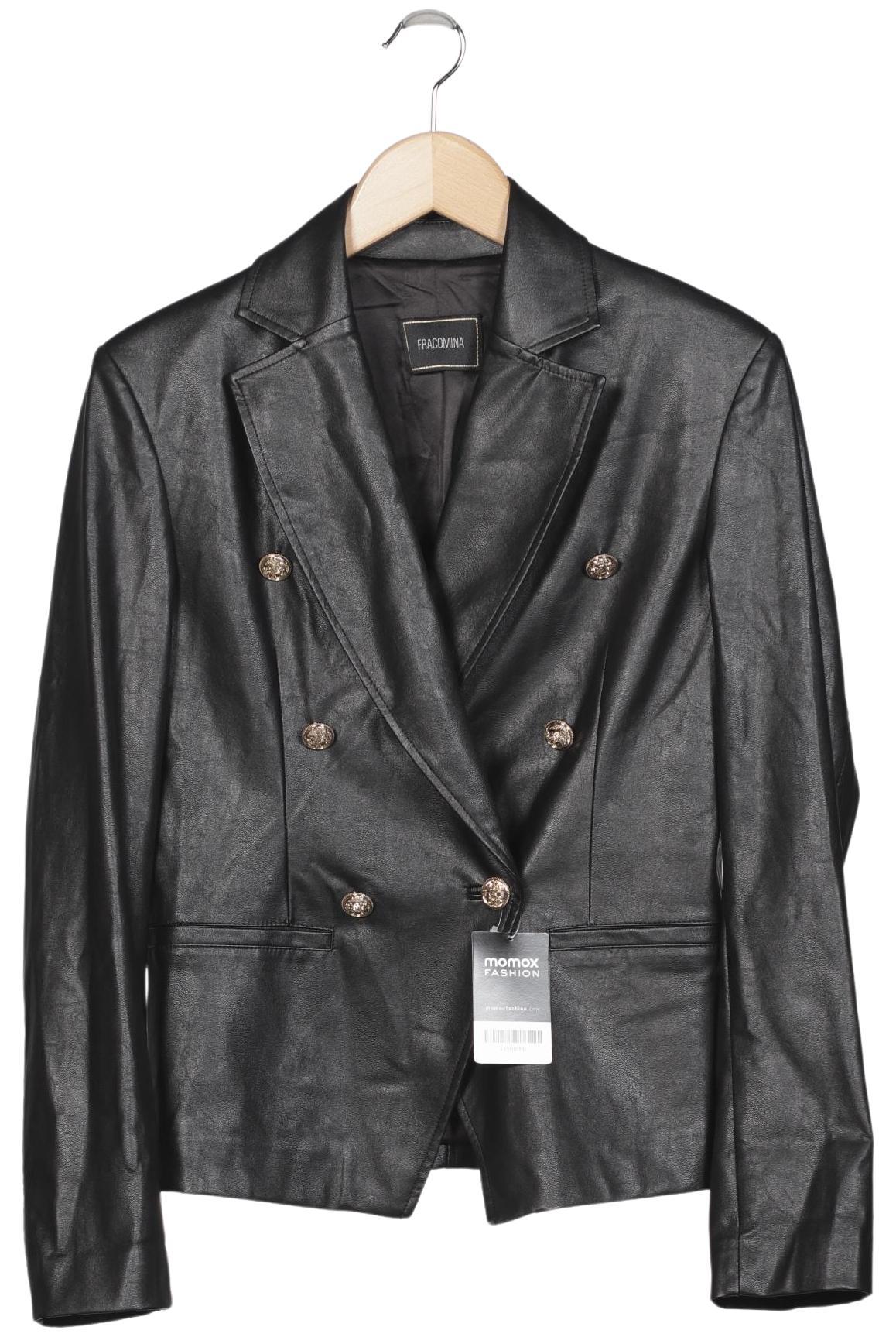 

Fracomina Damen Jacke, schwarz, Gr. 36
