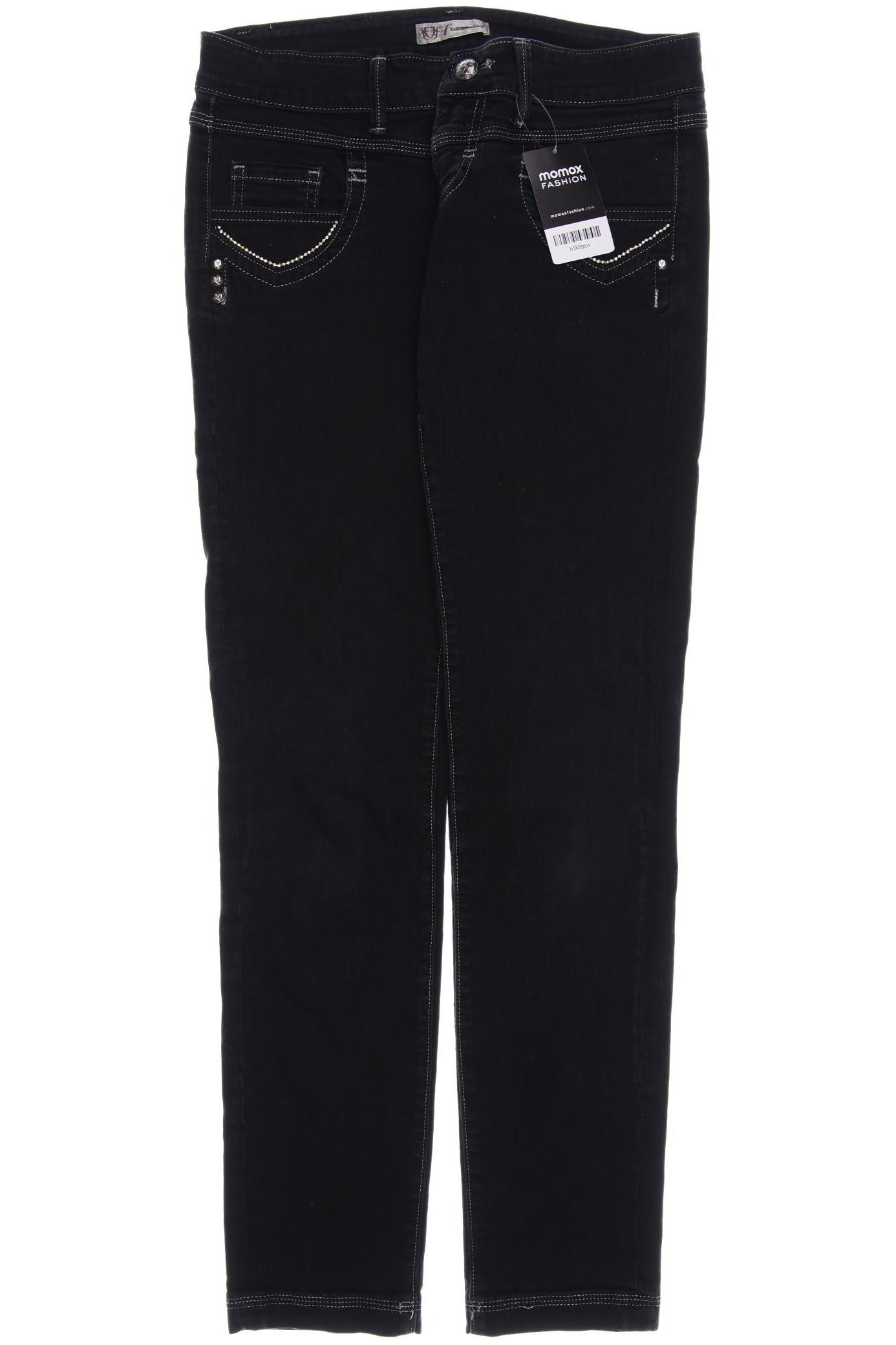 

Fracomina Damen Jeans, schwarz, Gr. 42