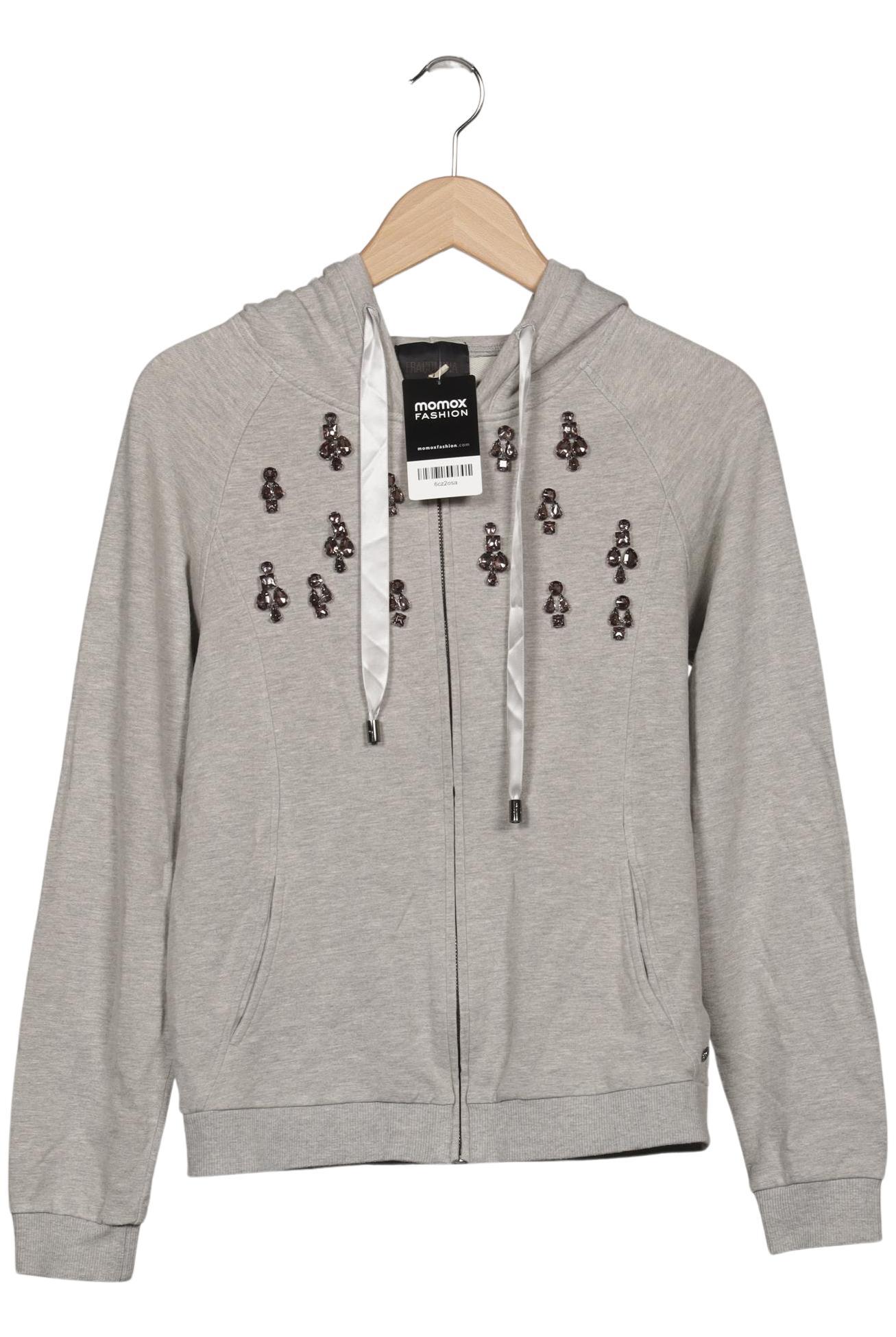 

Fracomina Damen Kapuzenpullover, grau, Gr. 38