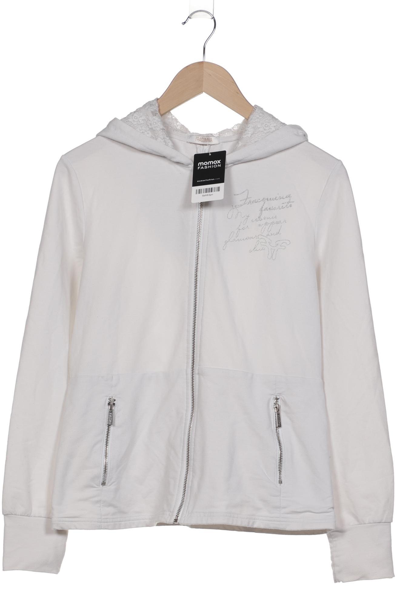 Thumbnail - Fracomina Damen Kapuzenpullover, weiß, Gr. 44